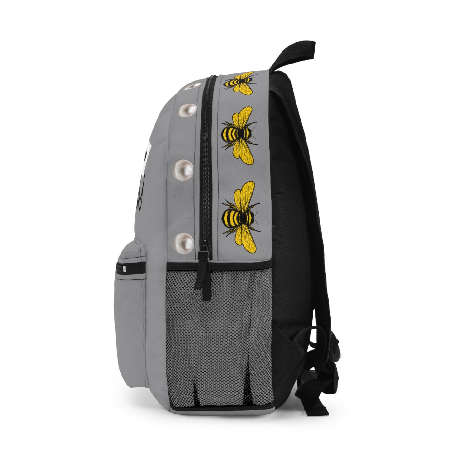 Boujee Baby PEARLS - Backpack GREY