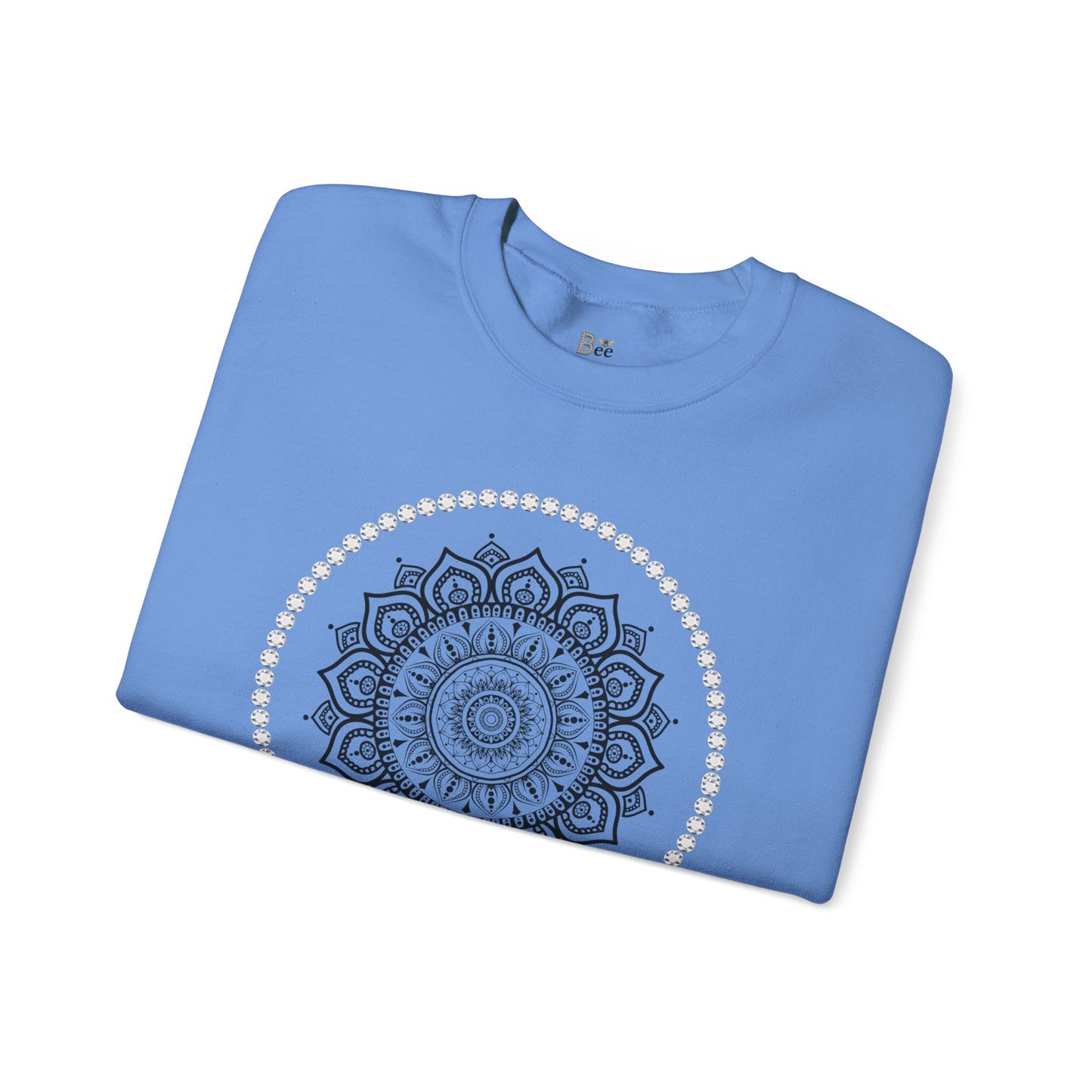 Boujee Black Burst - Heavy Blend™ Light Colors Crewneck Sweatshirt