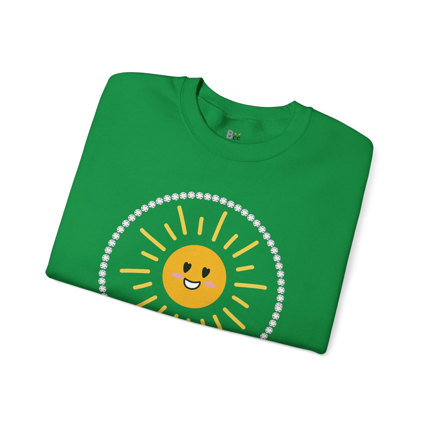 Boujee Golden Sunshine - Heavy Blend™ Light Colors Crewneck Sweatshirt