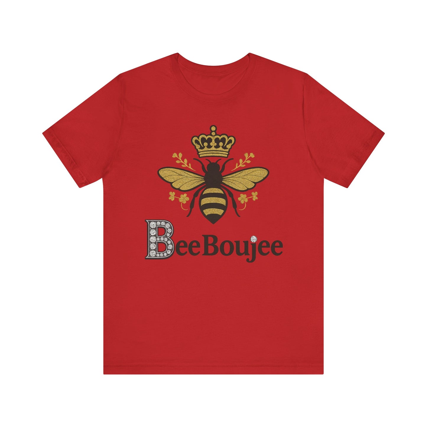 Bee Boujee Jersey Tee - Stylish Signature Bee Boujee T-Shirt for Casual Wear, Gift for Her, Nature Lovers, Birthday Present, Summer Fashion