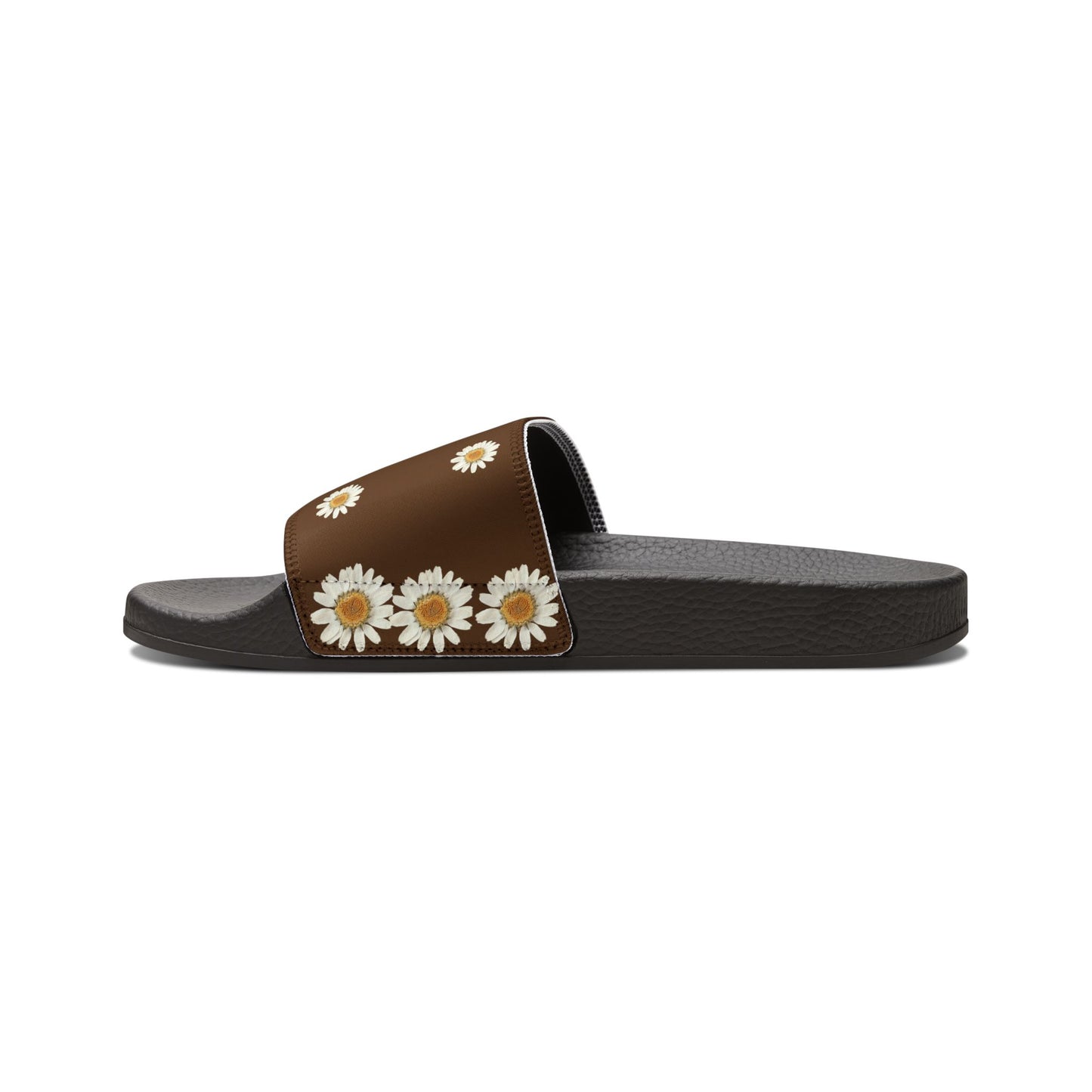 Bee Boujee - BROWN Flowers Women's Removable-Strap Sandals