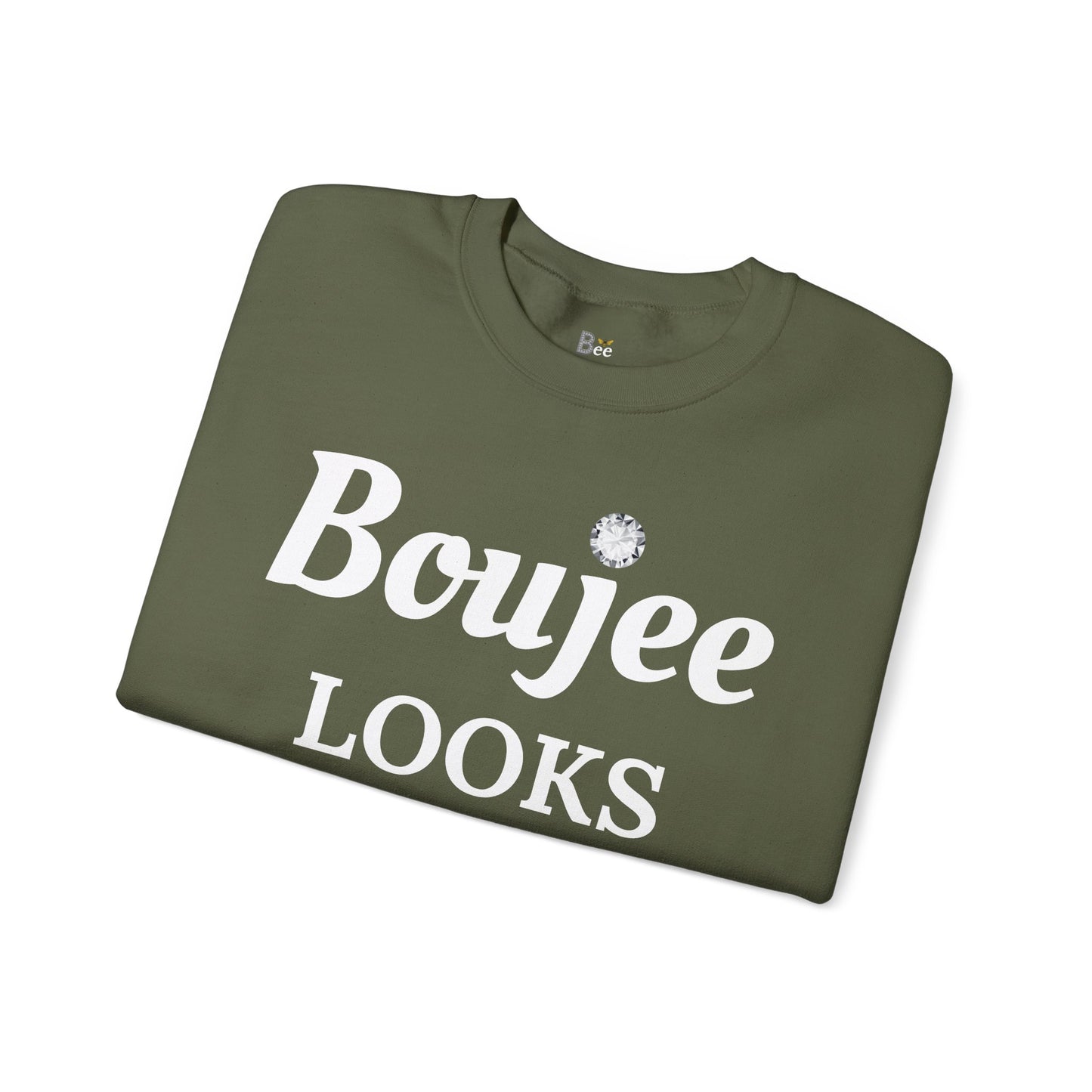 Boujee Looks Good On You - Heavy Blend™ Dark Colors Crewneck Sweatshirt
