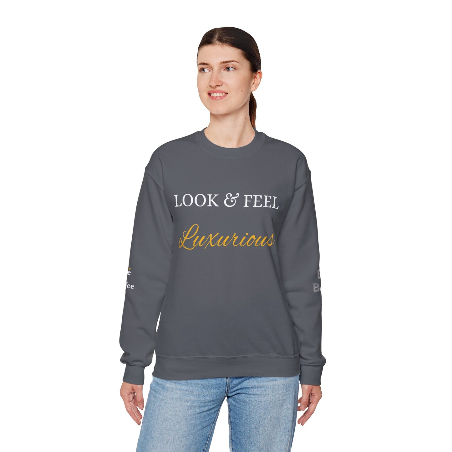 Look & Feel Luxurious - Heavy Blend™ Dark Colors Crewneck Sweatshirt