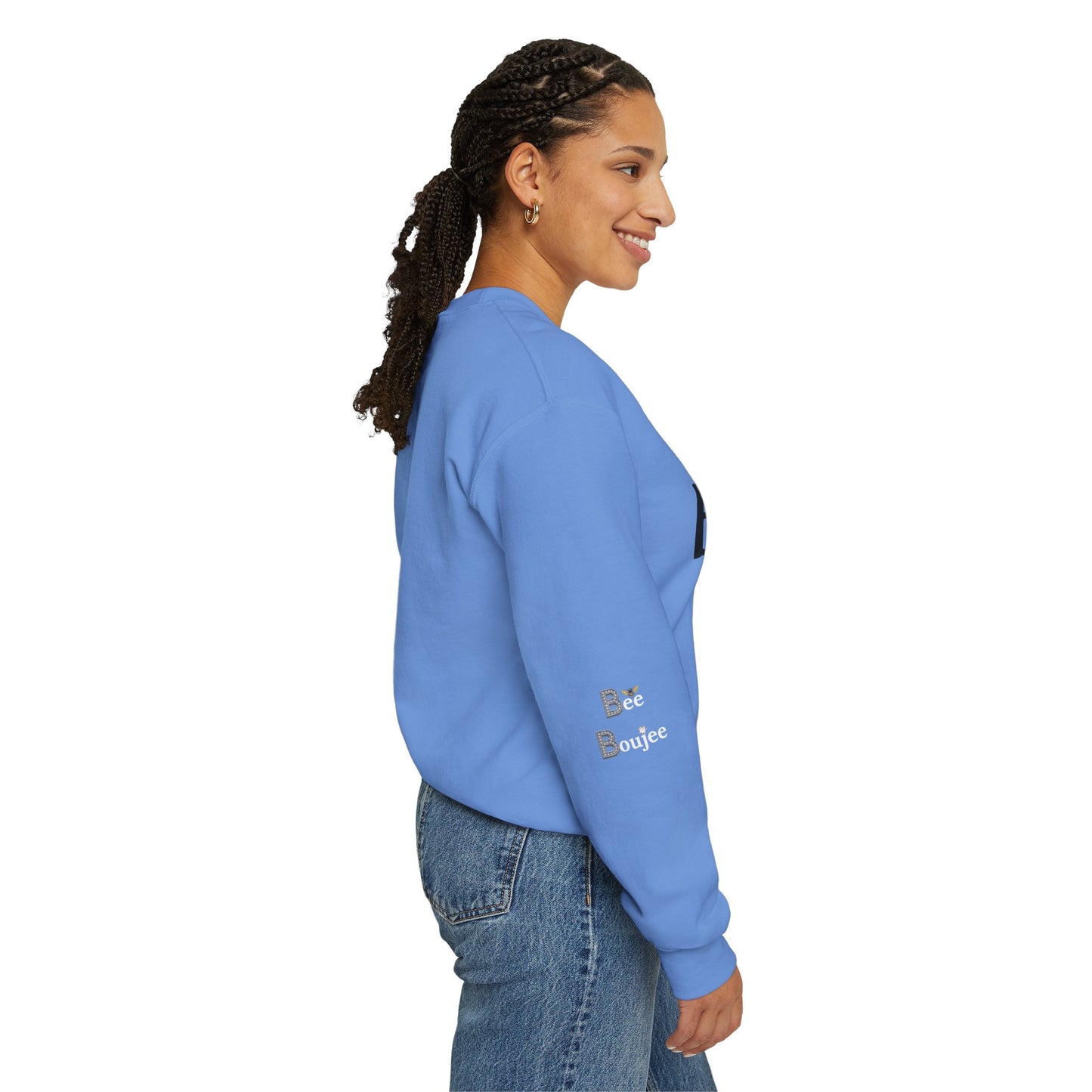 "Beeing" Boujee Ain't Easy- Heavy Blend™ Light Colors Crewneck Sweatshirt
