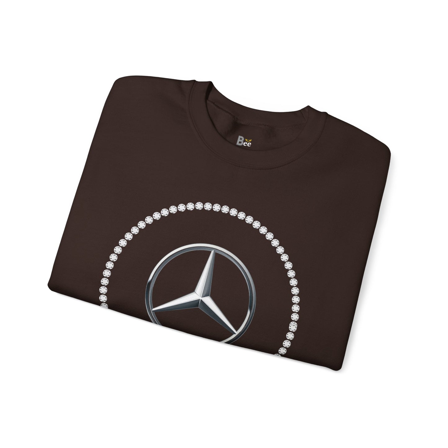 Boujee Benz Emblem - Heavy Blend™ Dark Colors Crewneck Sweatshirt