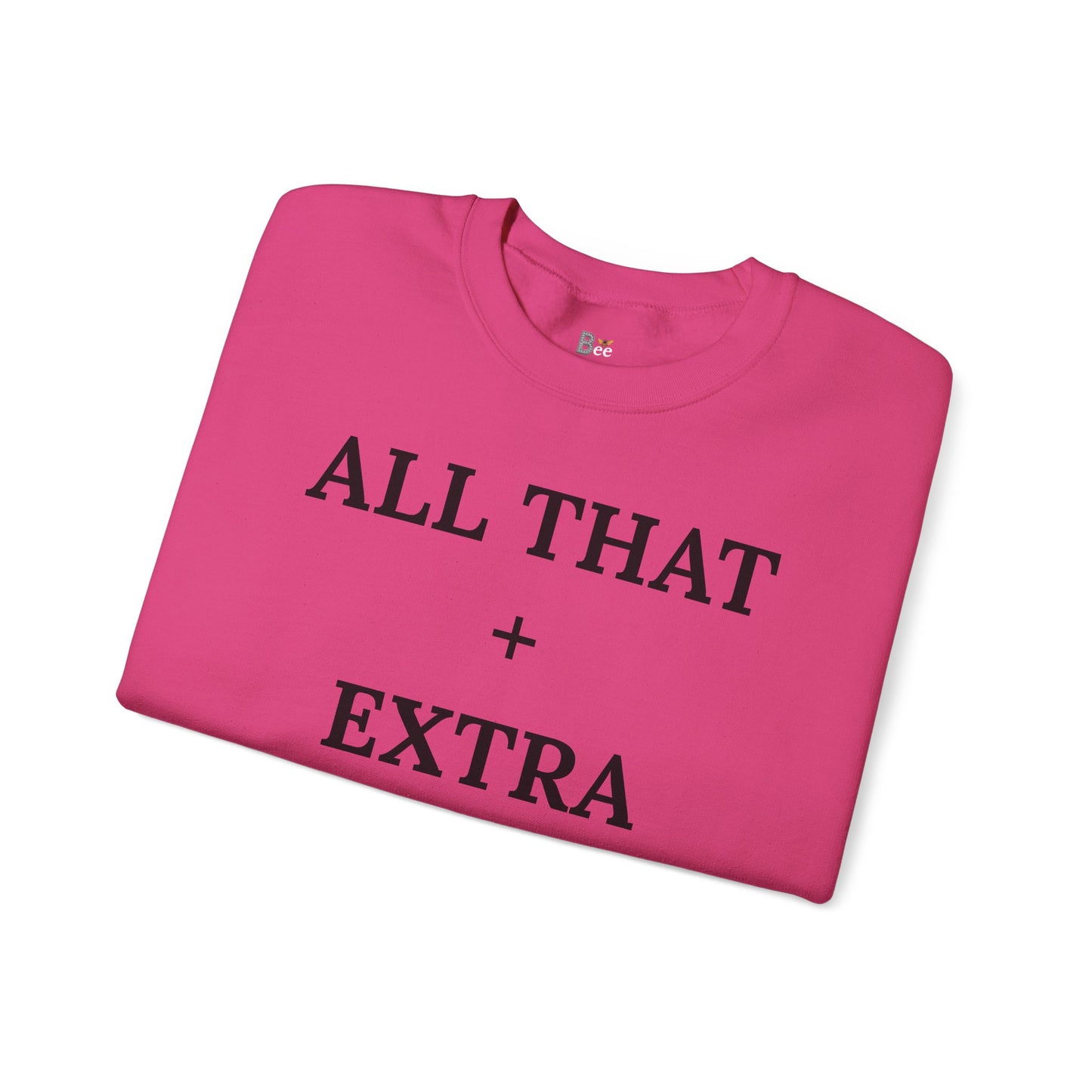 All That + Extra = Boujee - Heavy Blend™ Light Colors Crewneck Sweatshirt