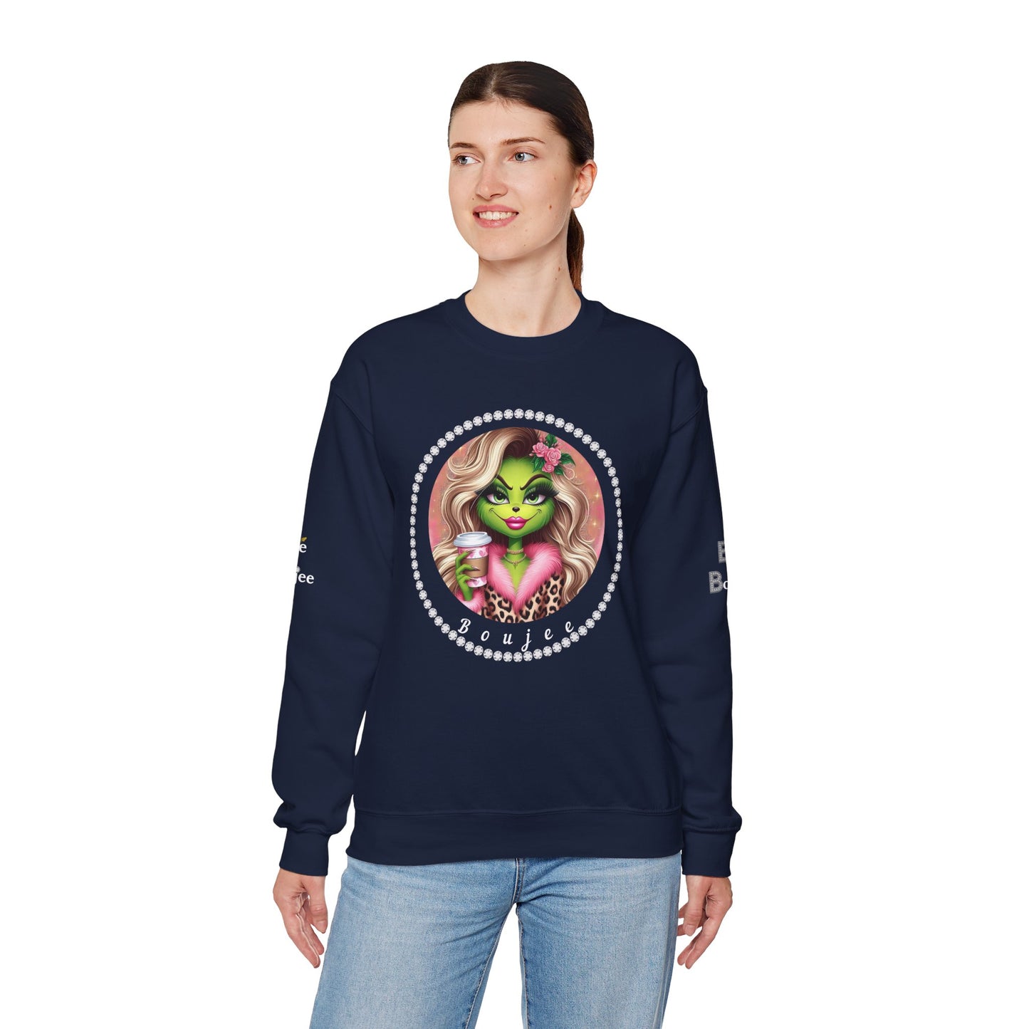 Boujee "Gritch" - Heavy Blend™ Dark Colors Crewneck Sweatshirt