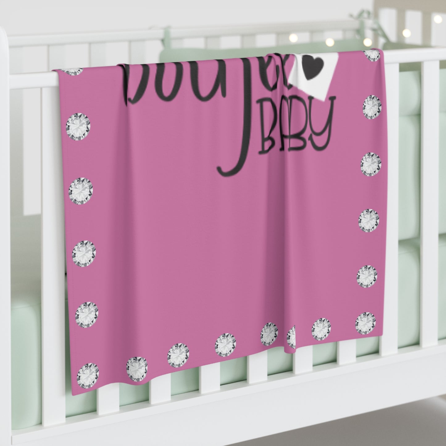 Boujee Baby - Swaddle Blanket PINK