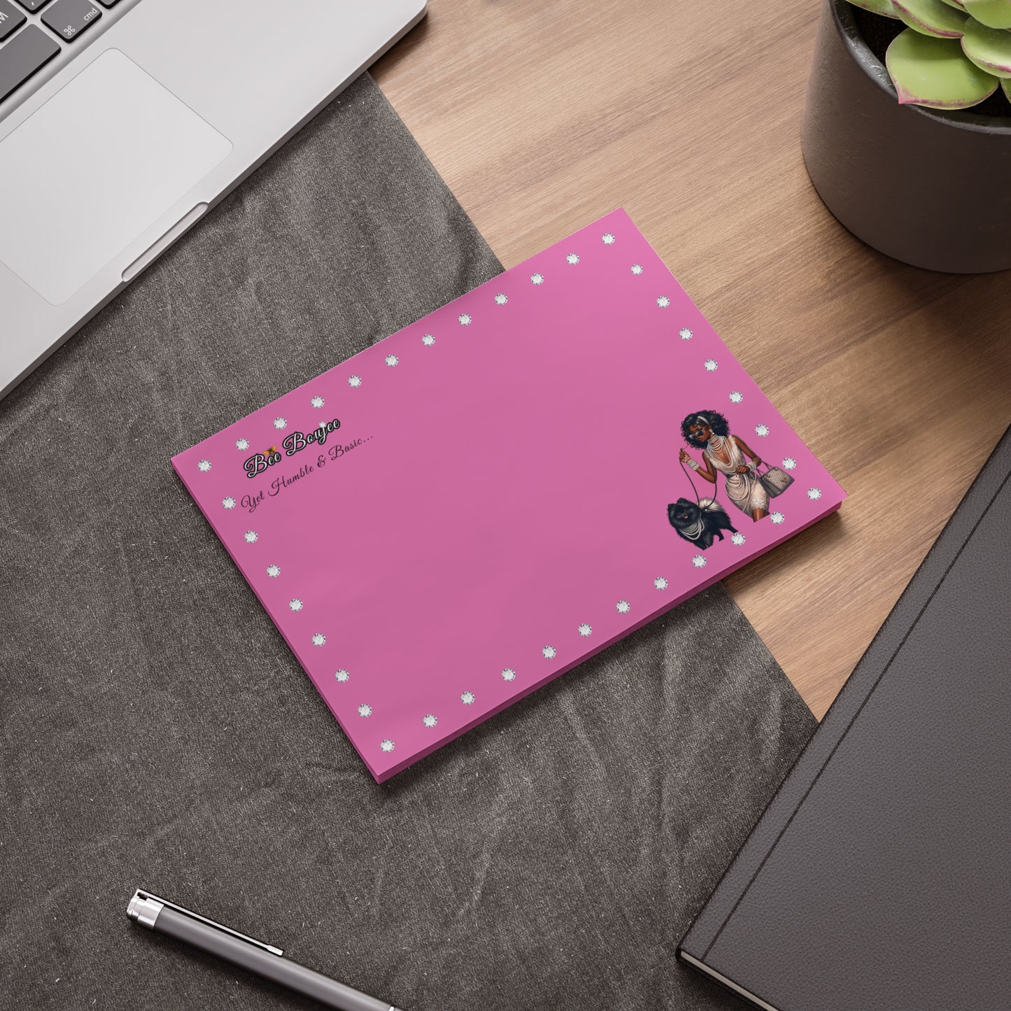 Bee Boujee DIAMONDS Stroll 04 - Post-it® Note Pads 8x6