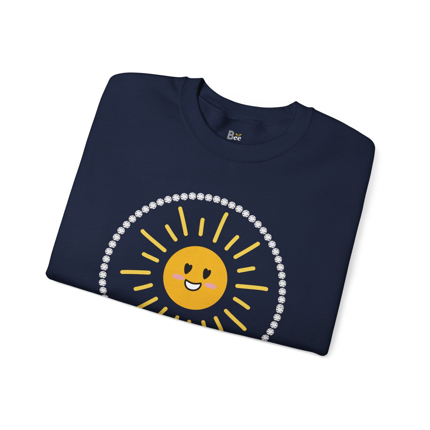 Boujee Golden Sunshine - Heavy Blend™ Dark Colors Crewneck Sweatshirt