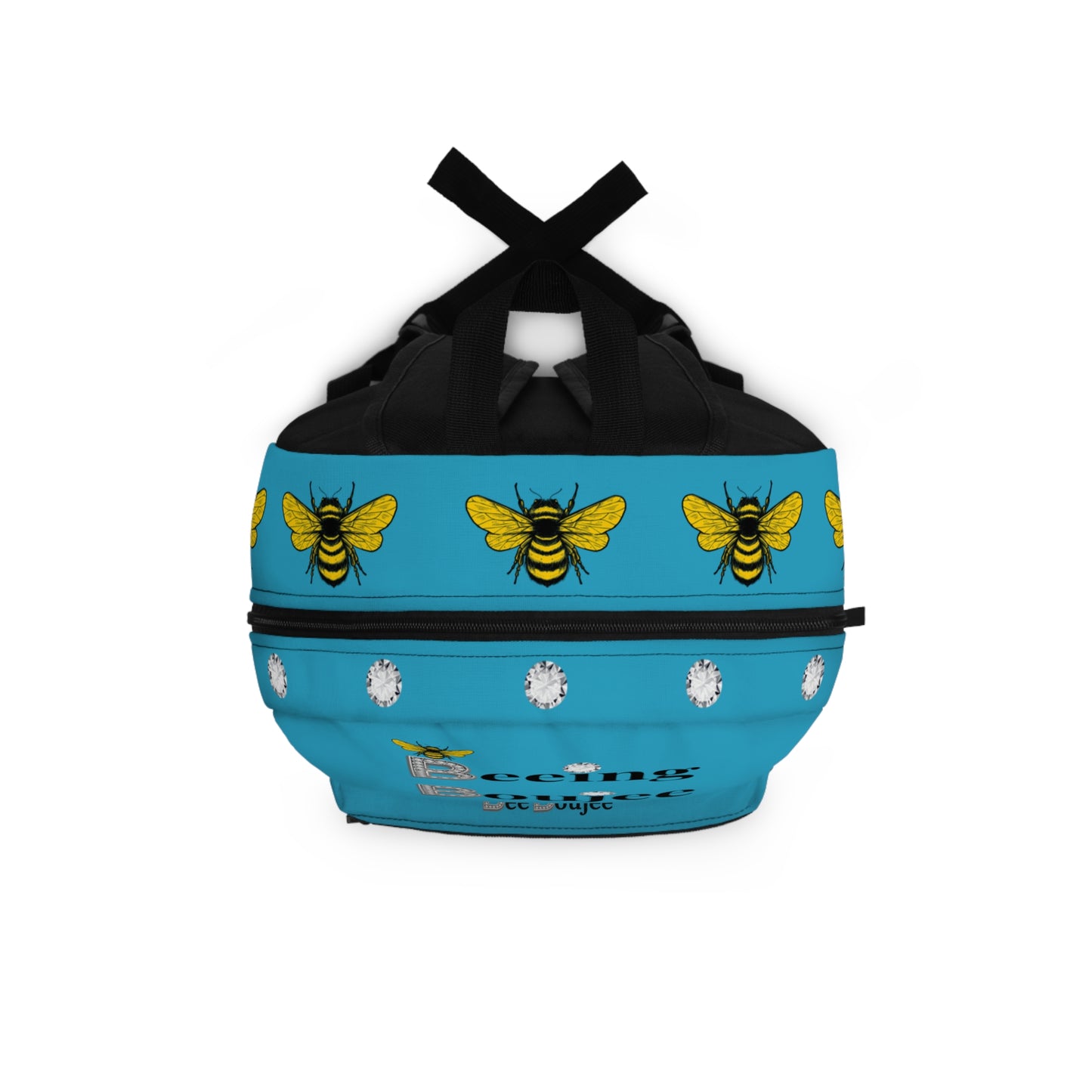 Beeing Boujee DIAMONDS - Backpack TURQUOISE
