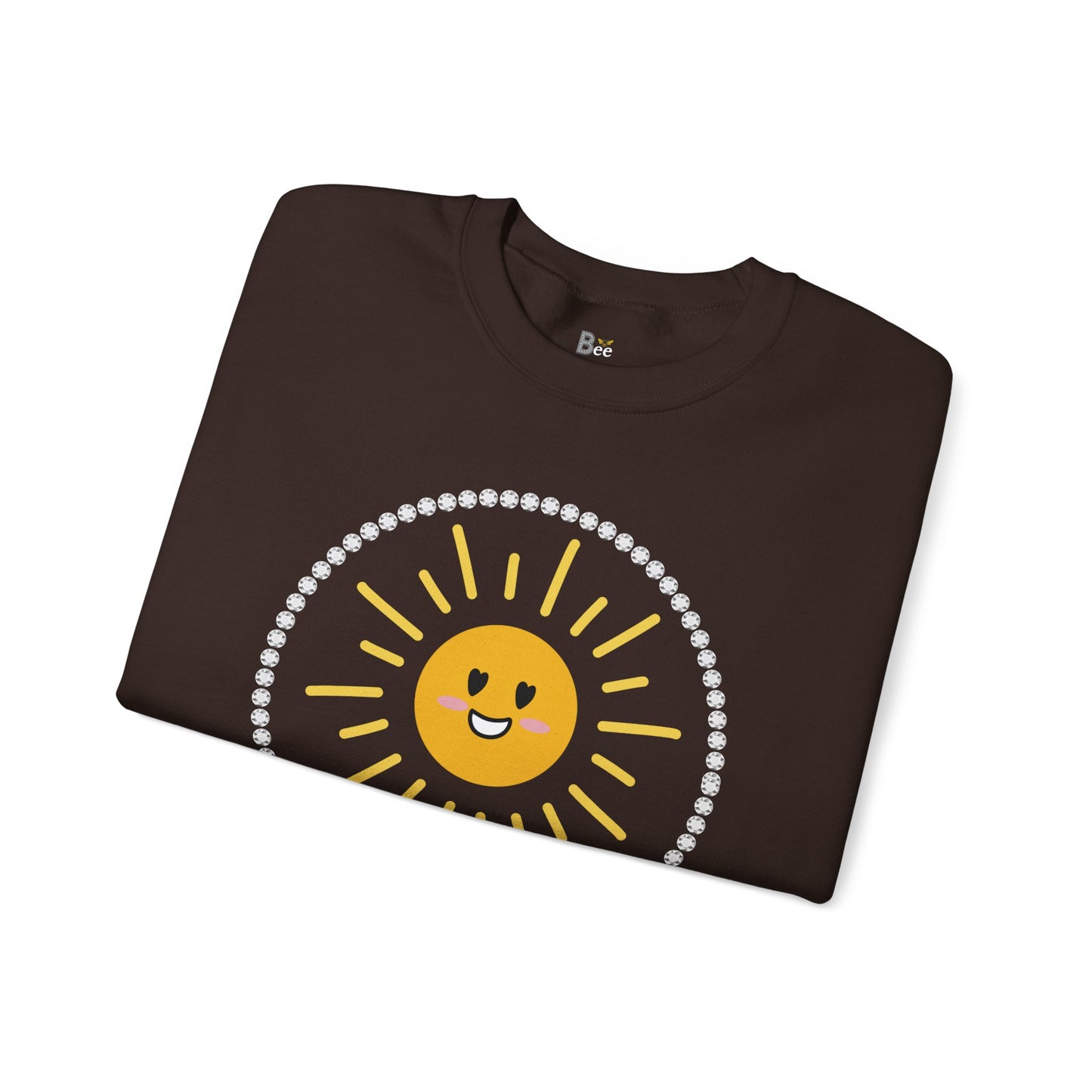 Boujee Golden Sunshine - Heavy Blend™ Dark Colors Crewneck Sweatshirt