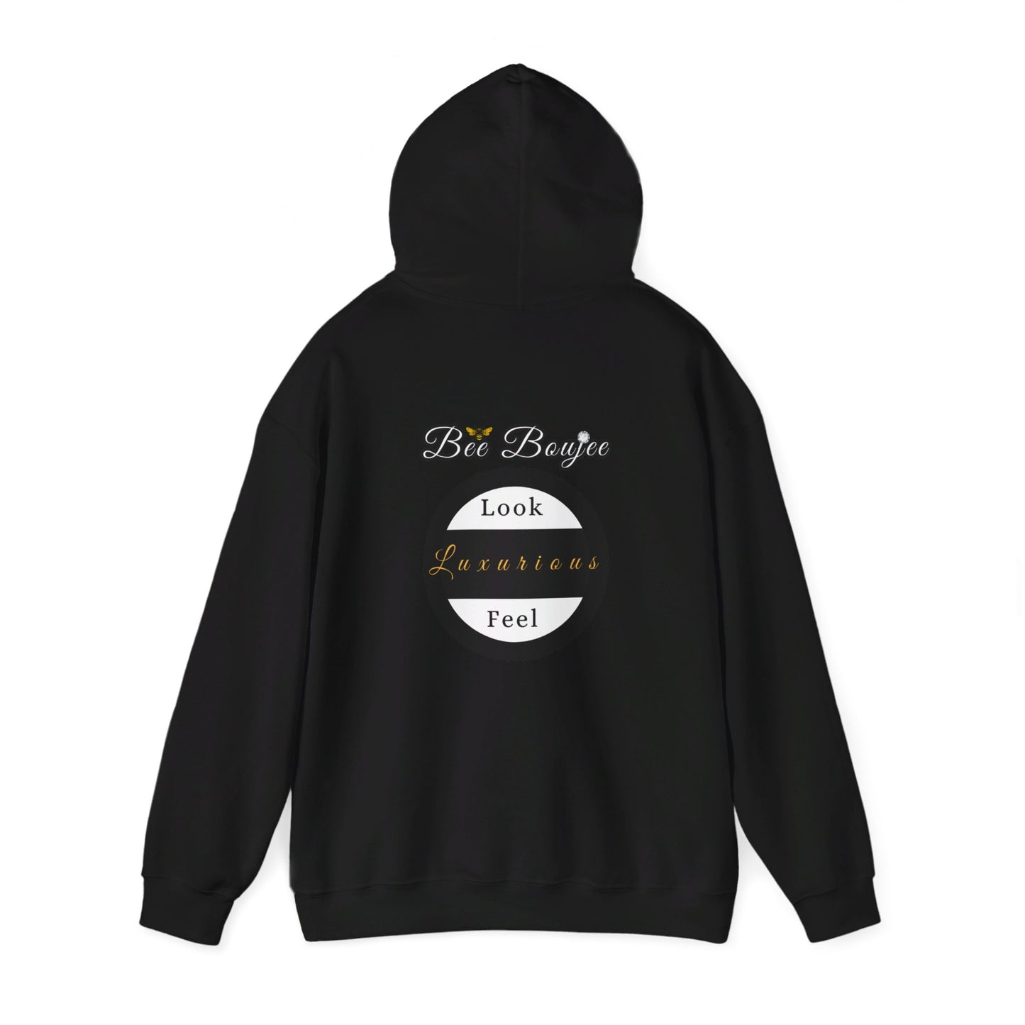 Halloween Booo in Boooujee Heavy Blend™ Hooded Sweatshirt - FAIR SKIN TONE