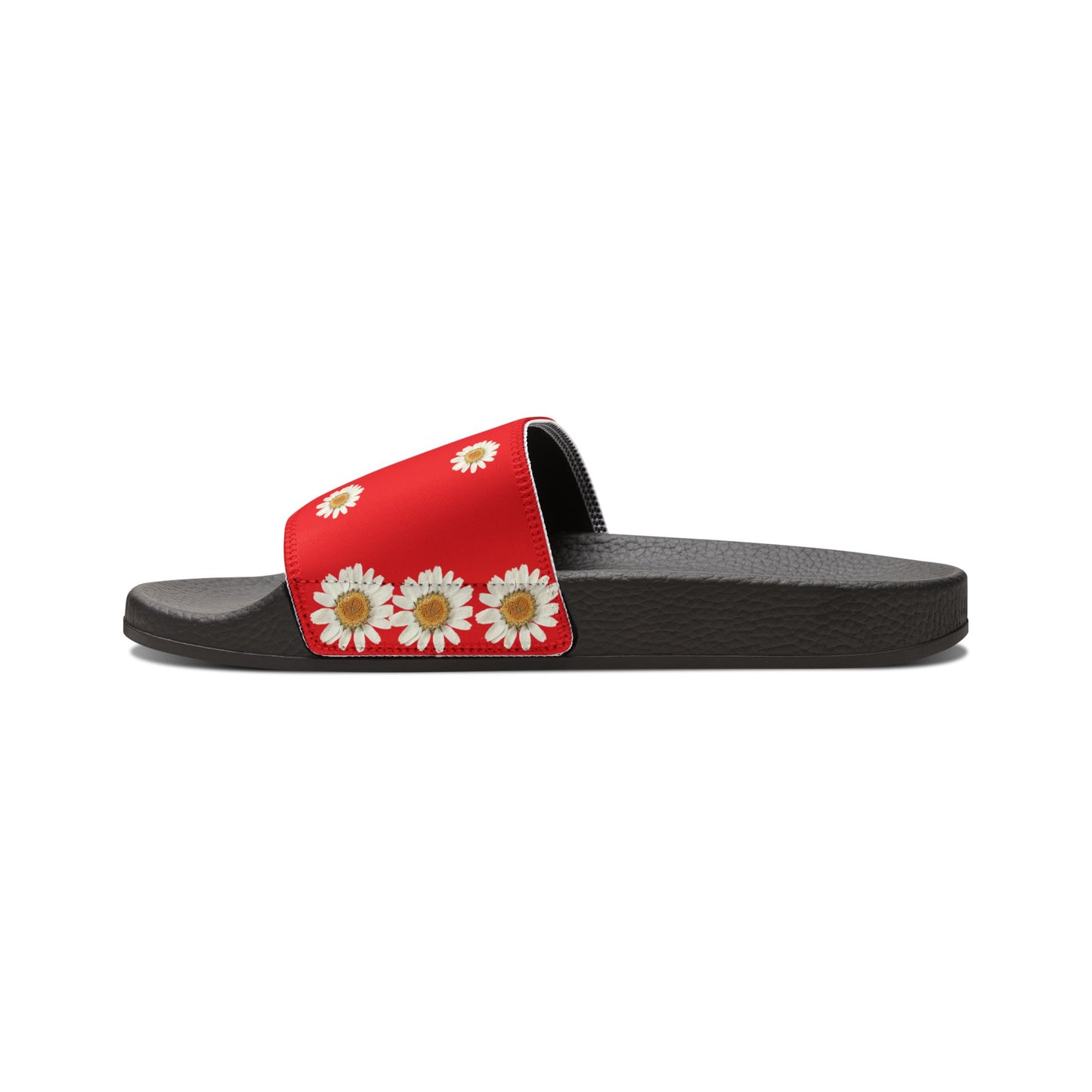 Bee Boujee - RED Flowers Women's Removable-Strap Sandals