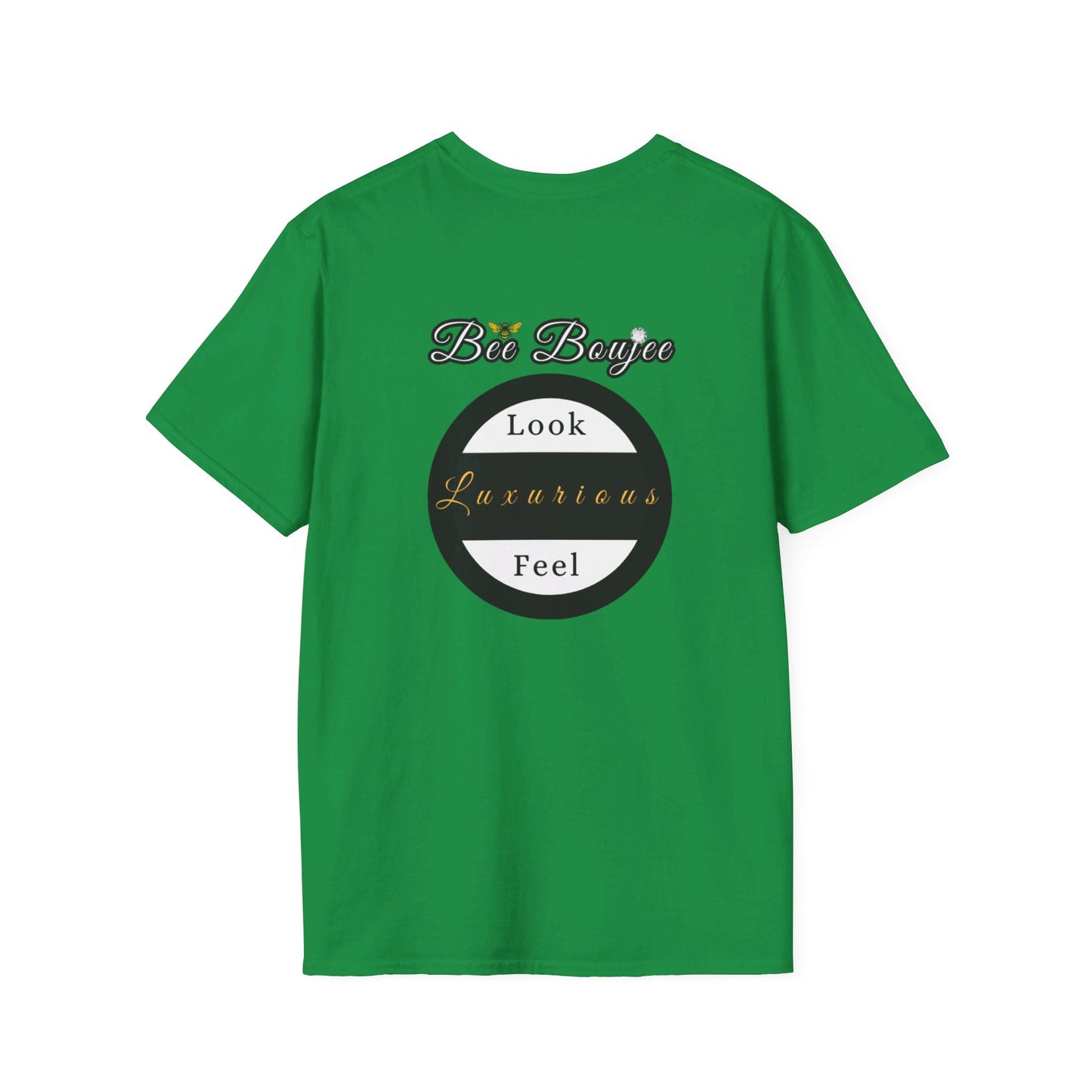 Halloween Booo in Boooujee - Softstyle T-Shirt BROWN SKIN TONE