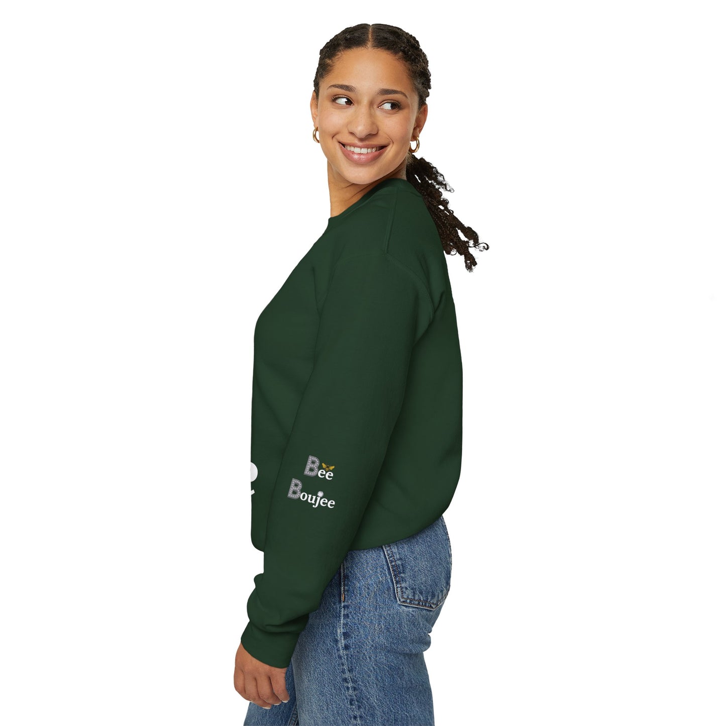 All That + Extra = Boujee - Heavy Blend™ Dark Colors Crewneck Sweatshirt
