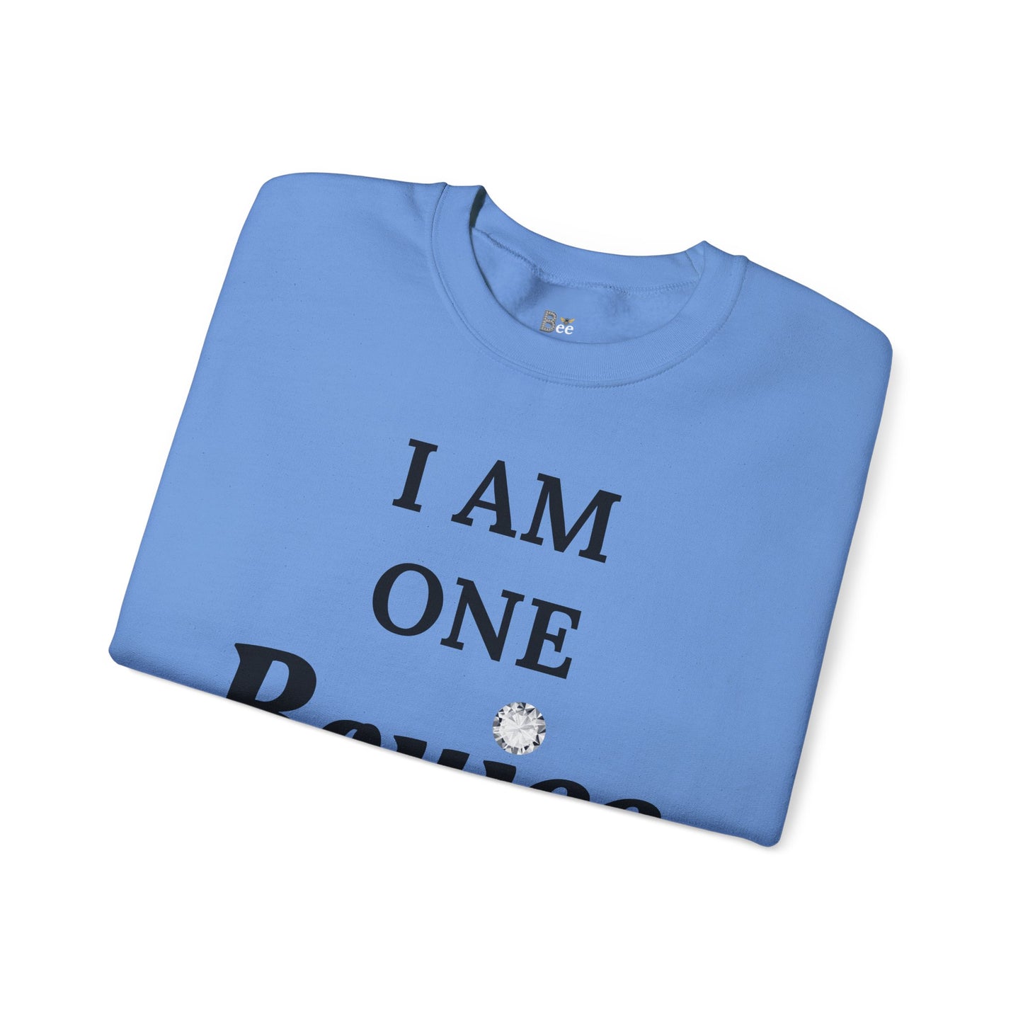 I Am One Boujee Bitch - Heavy Blend™ Light Colors Crewneck Sweatshirt