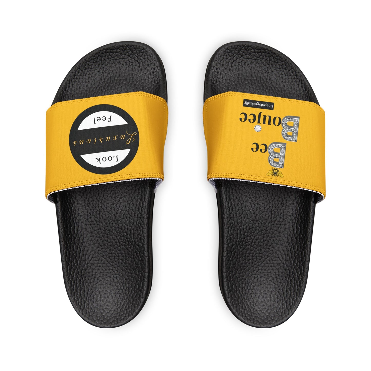 Bee Boujee - GOLD Women's Removable-Strap Sandals