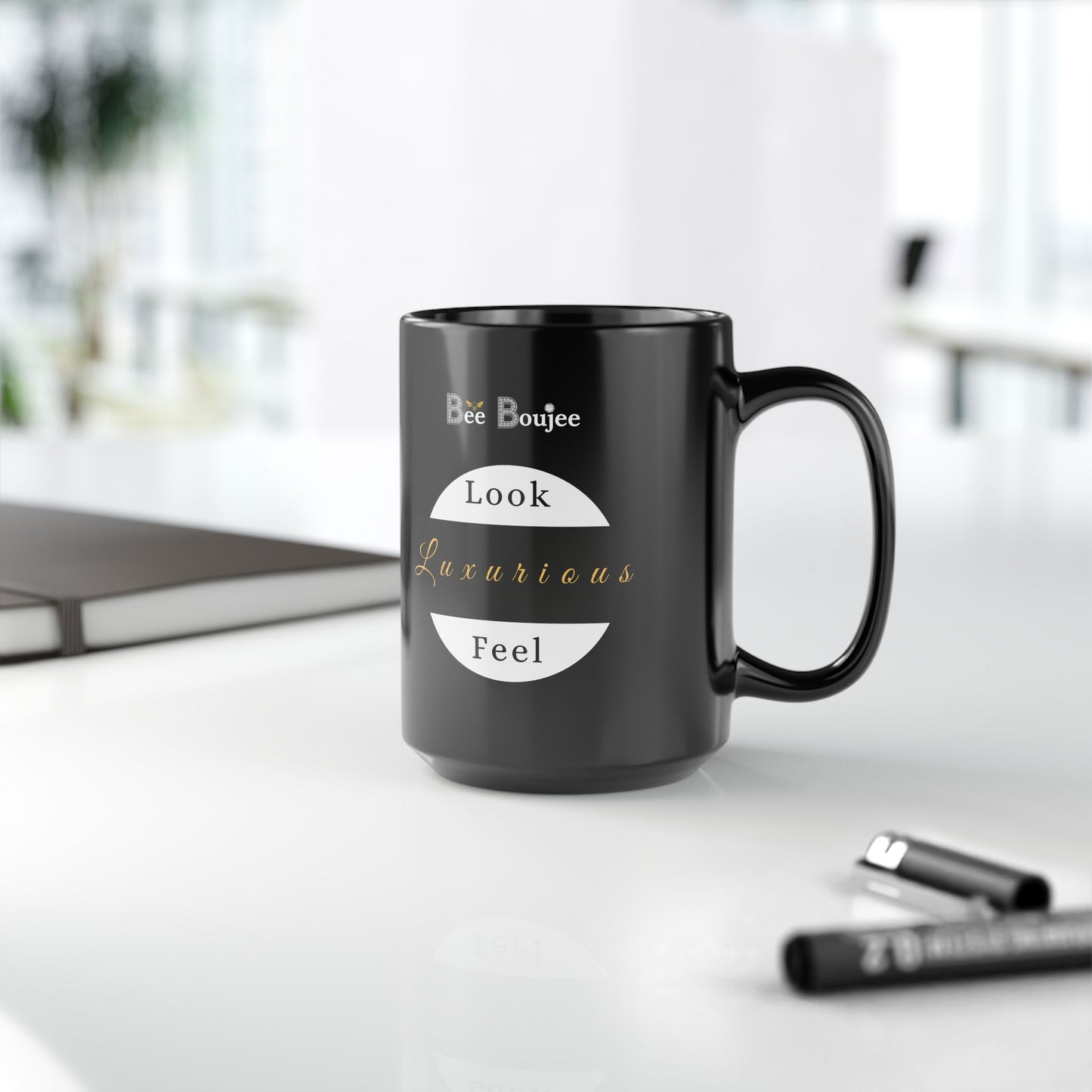 Boujee Bitch - Mug BLACK 15oz