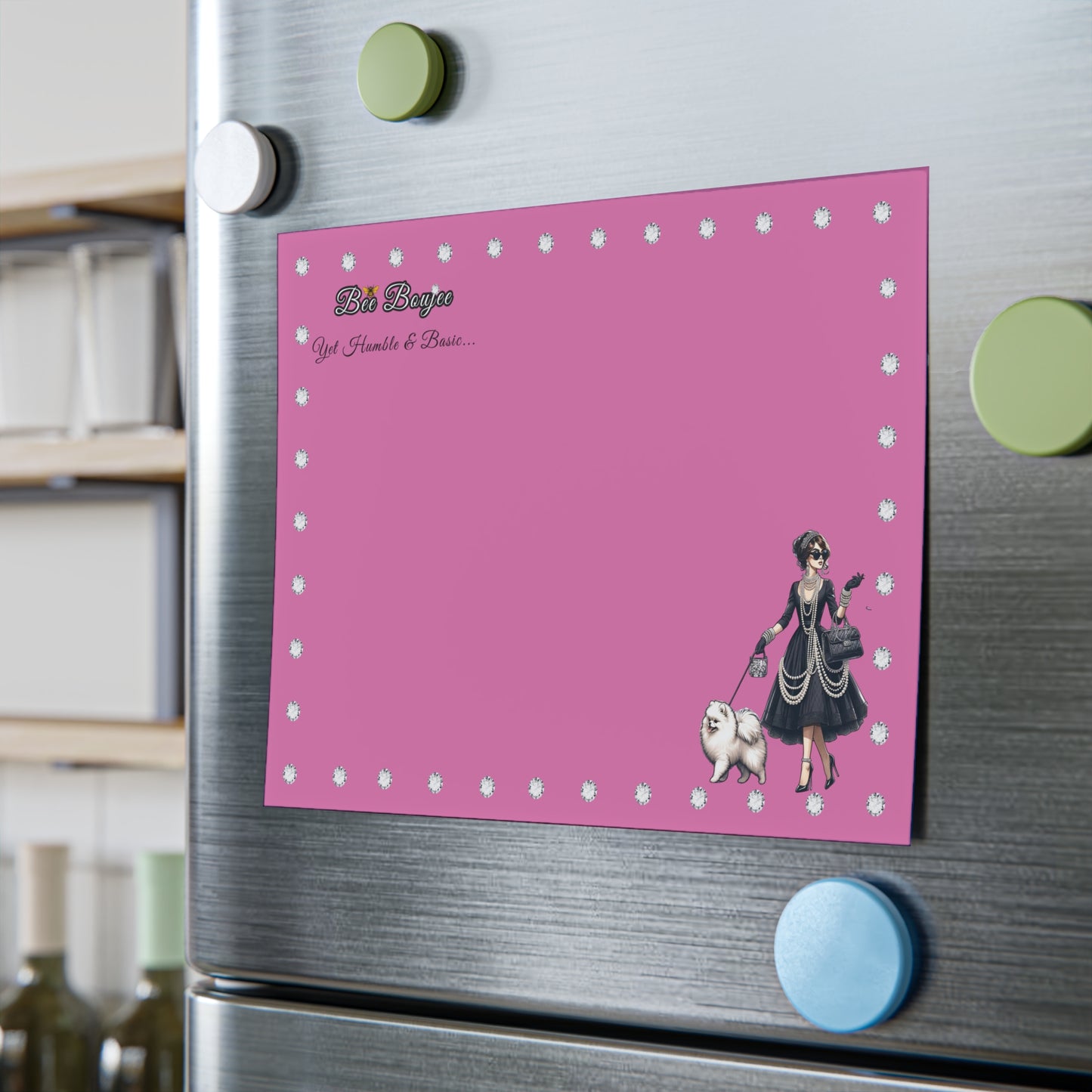 Bee Boujee DIAMONDS Stroll 02 - Post-it® Note Pads 8x6