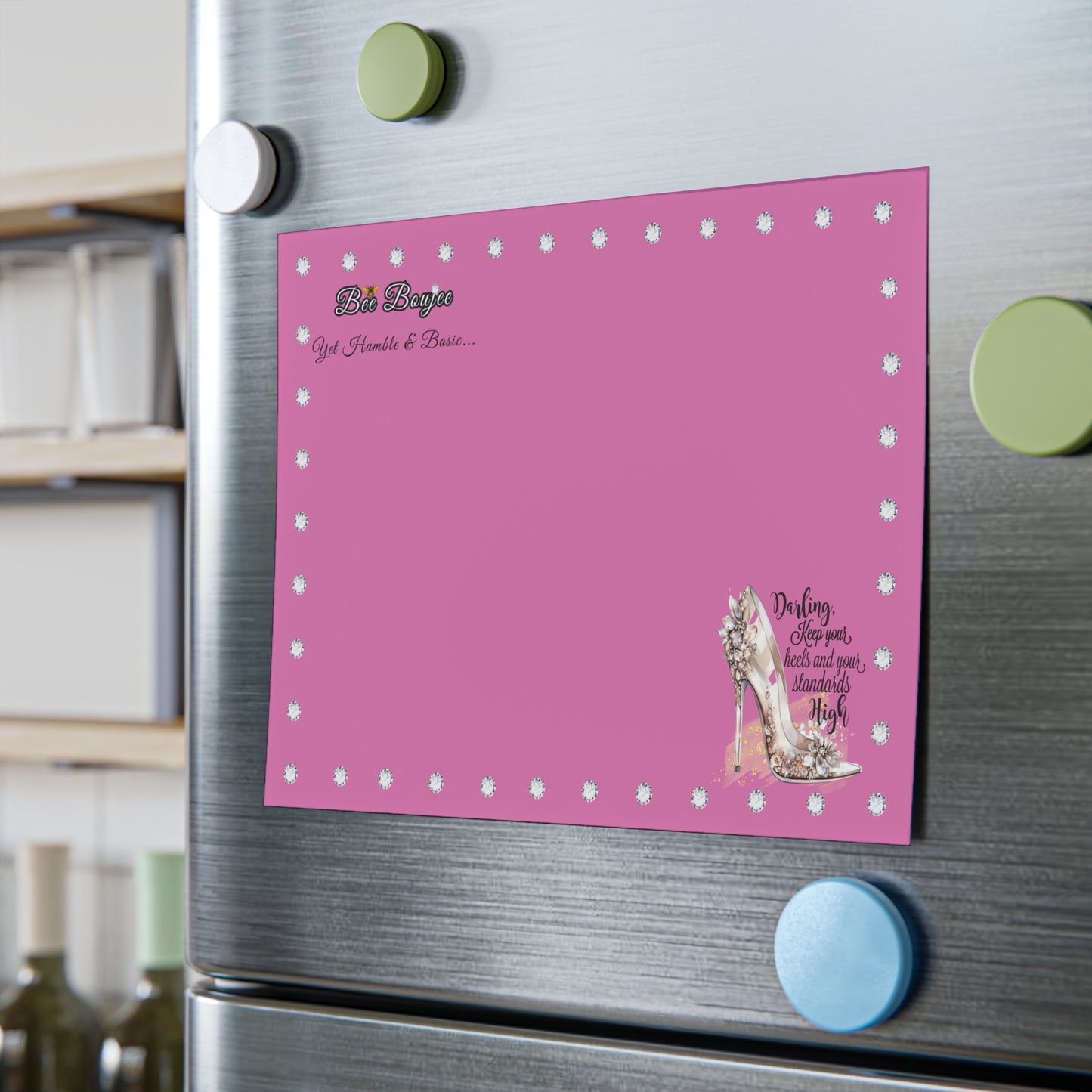 Bee Boujee DIAMONDS High Head & Standards - Post-it® Note Pads 8x6