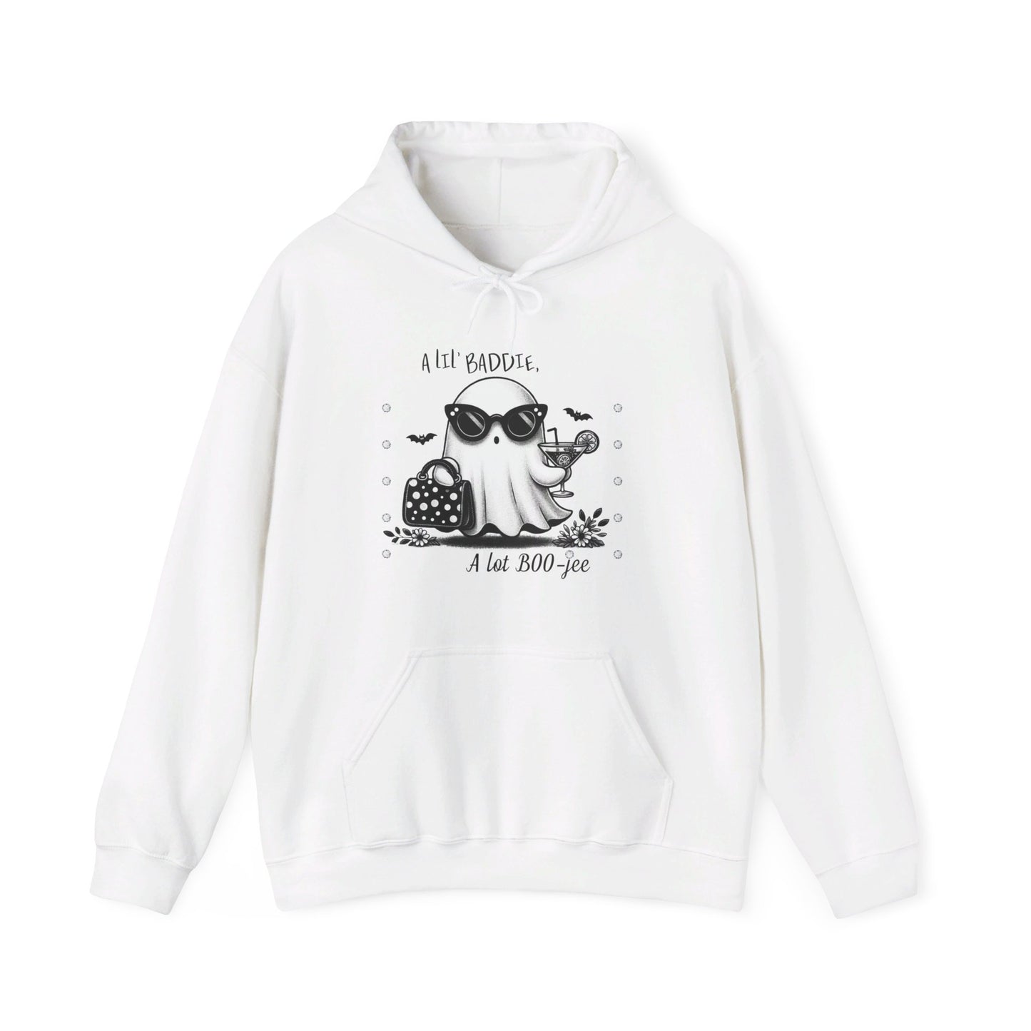 Halloween Booo in Boooujee Heavy Blend™ Hooded Sweatshirt