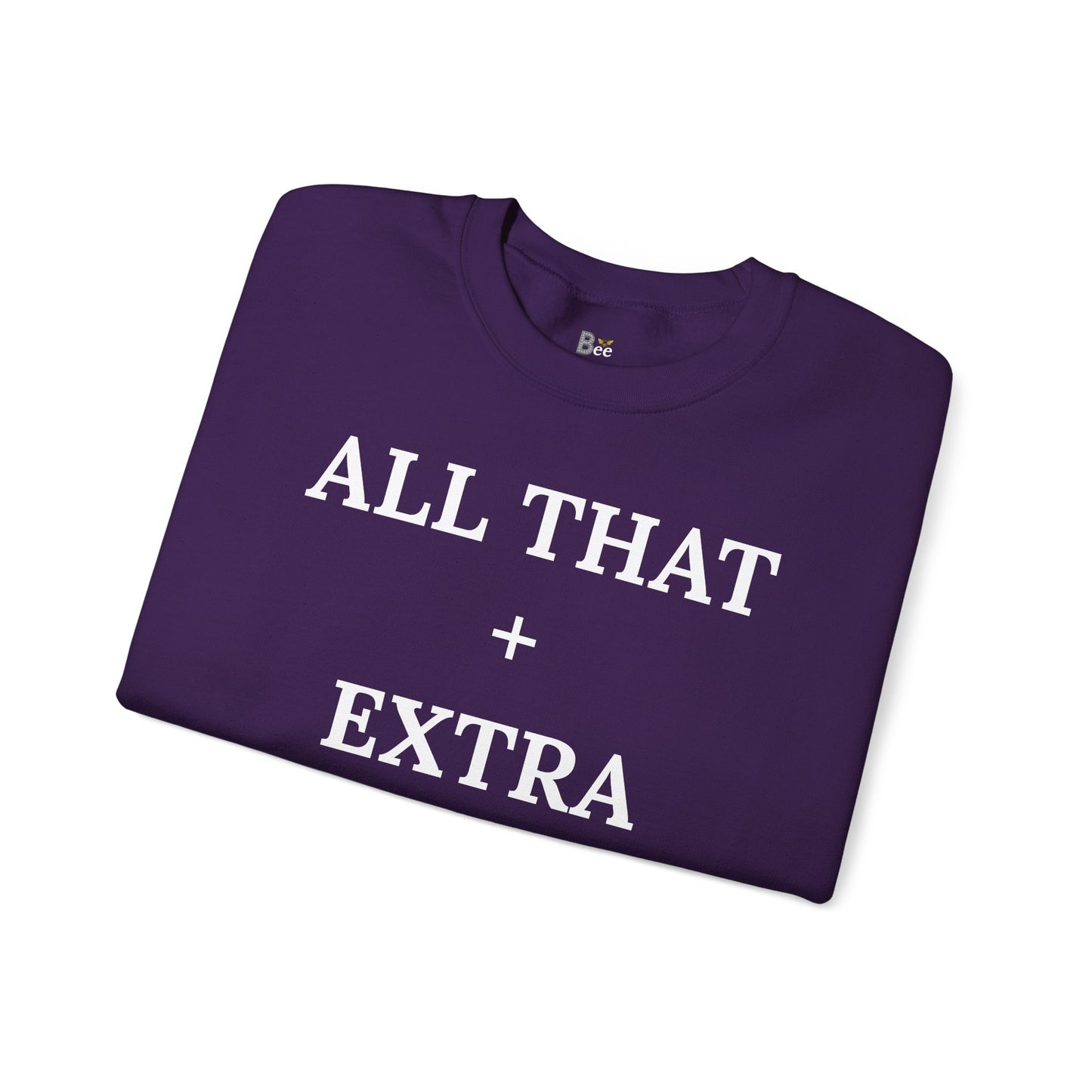 All That + Extra = Boujee - Heavy Blend™ Dark Colors Crewneck Sweatshirt