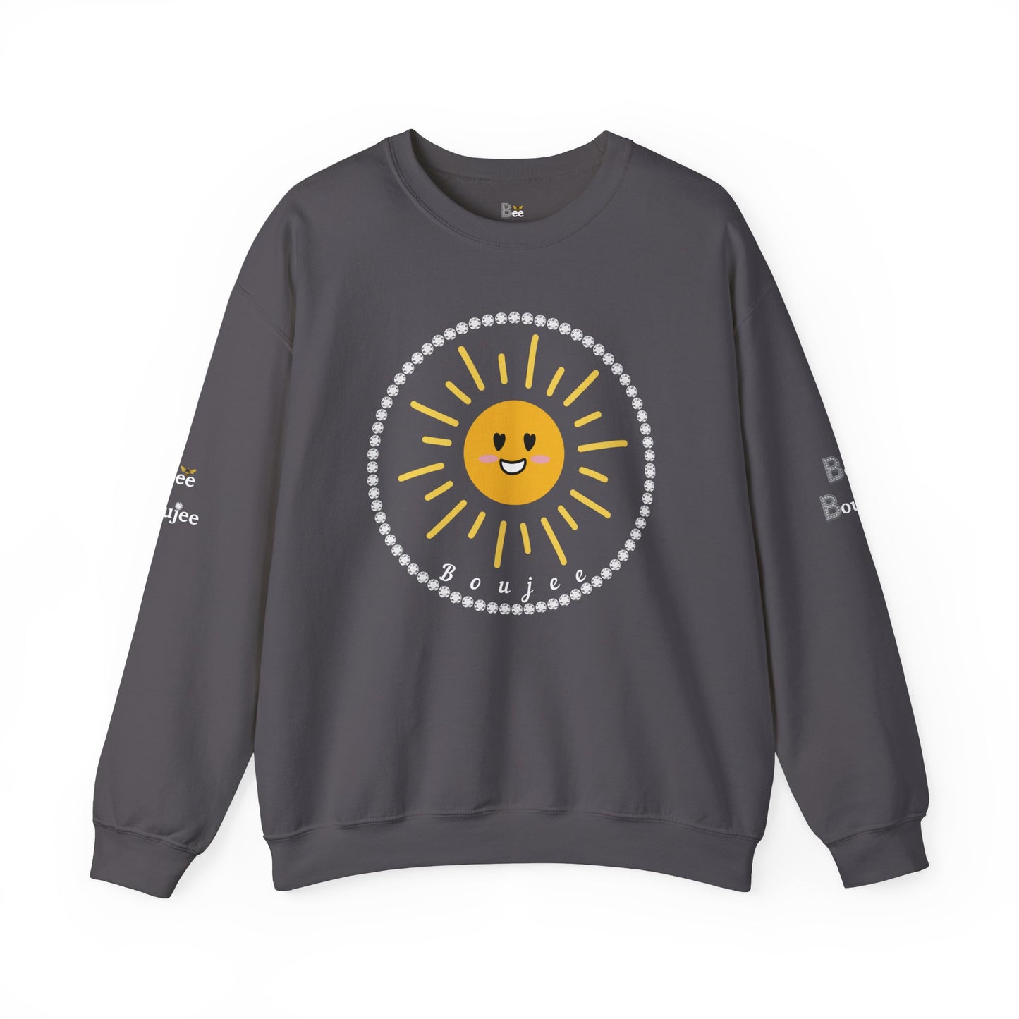 Boujee Golden Sunshine - Heavy Blend™ Dark Colors Crewneck Sweatshirt
