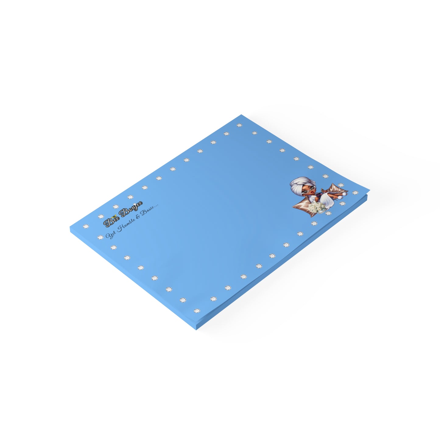 Bee Boujee DIAMONDS Spa 04 - Post-it® Note Pad BLUE 8x6