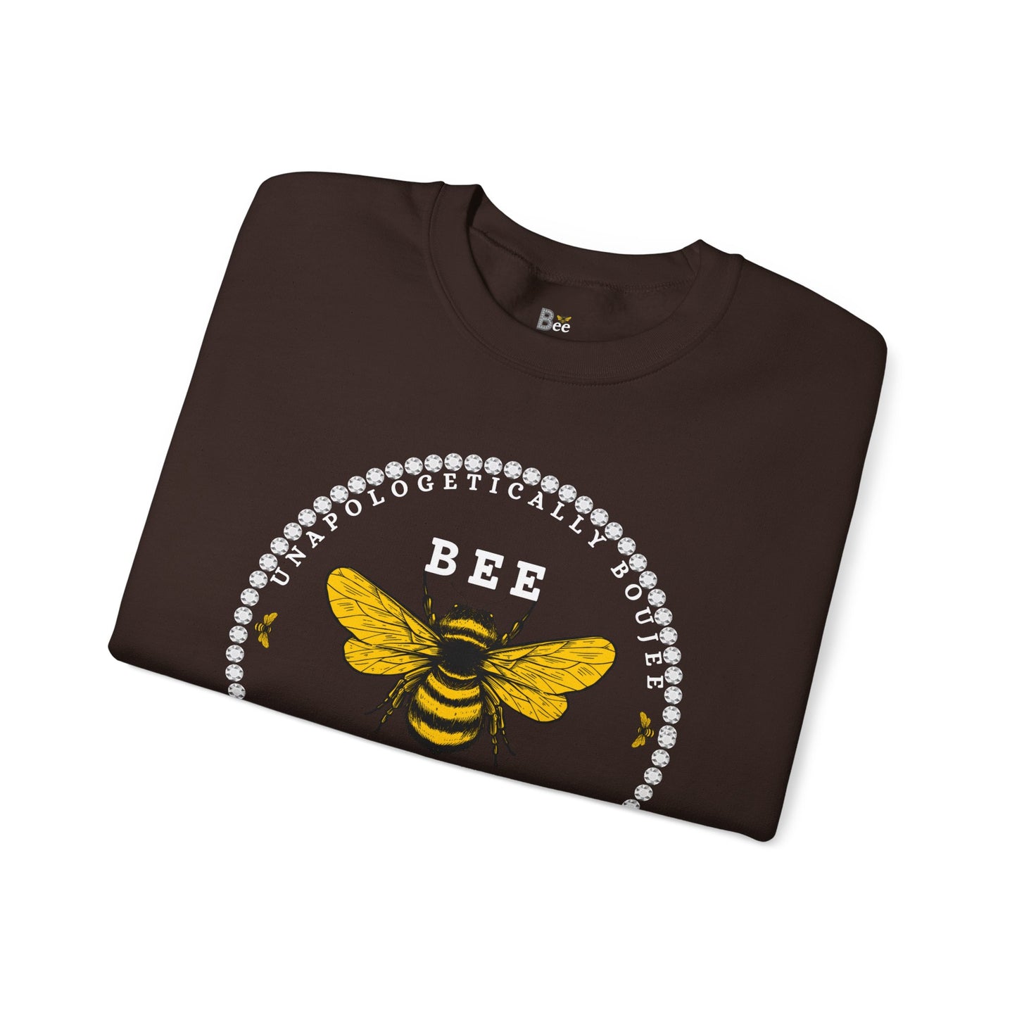 Unapologetically Boujee Yet Humble & Basic- Heavy Blend™ Dark Colors Crewneck Sweatshirt