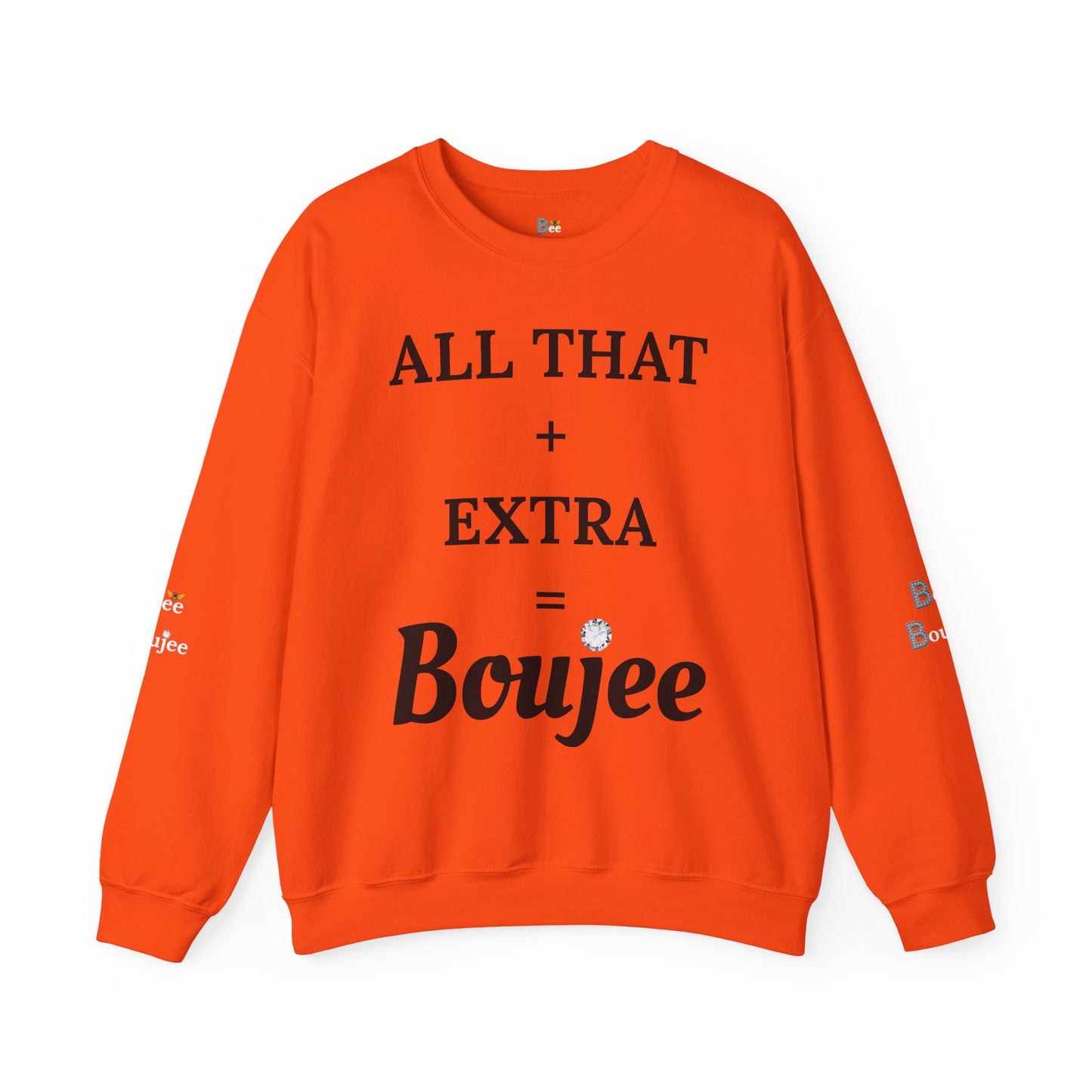 All That + Extra = Boujee - Heavy Blend™ Light Colors Crewneck Sweatshirt