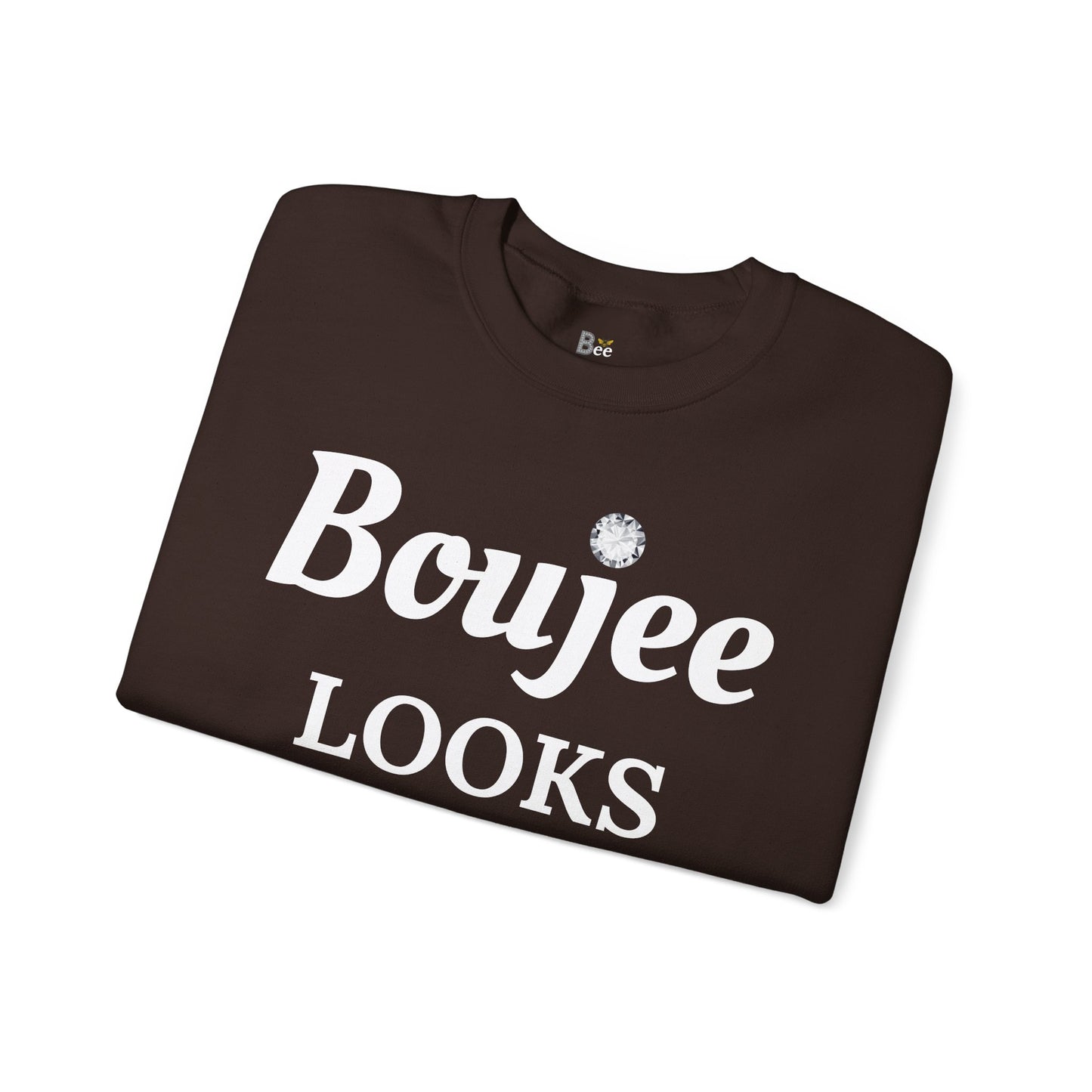 Boujee Looks Good On You - Heavy Blend™ Dark Colors Crewneck Sweatshirt