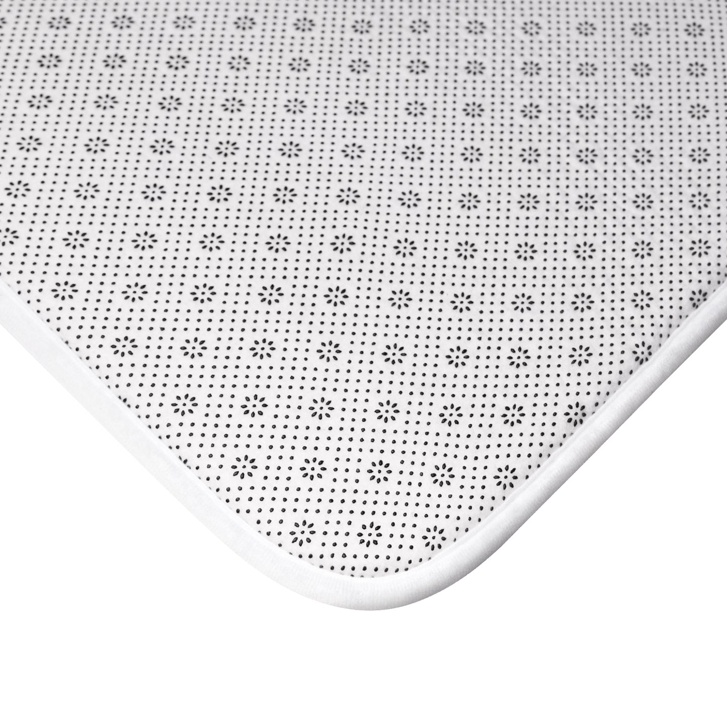Feeling Boujee - Bath Mat GREEN with PEARLS