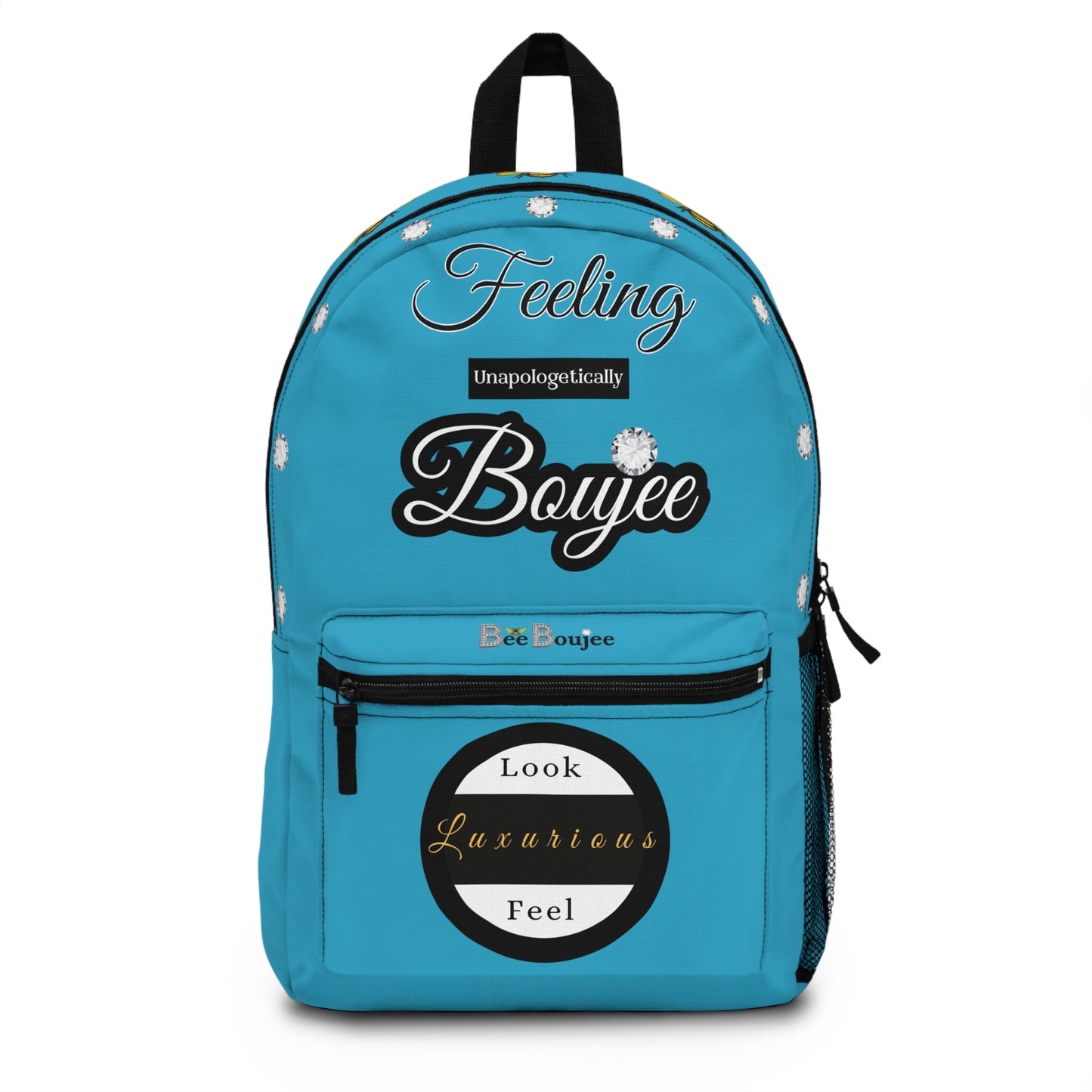 Feeling Boujee DIAMONDS - Backpack TURQUOISE