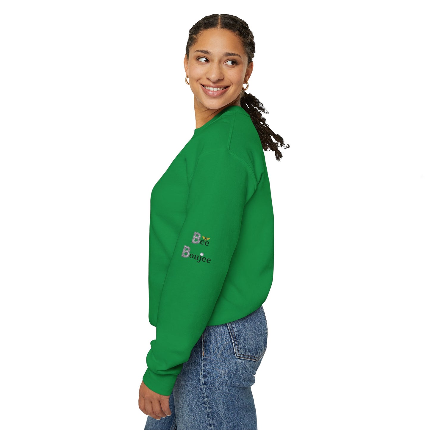 Basic Boujee Blessed - Heavy Blend™ Light Colors Crewneck Sweatshirt
