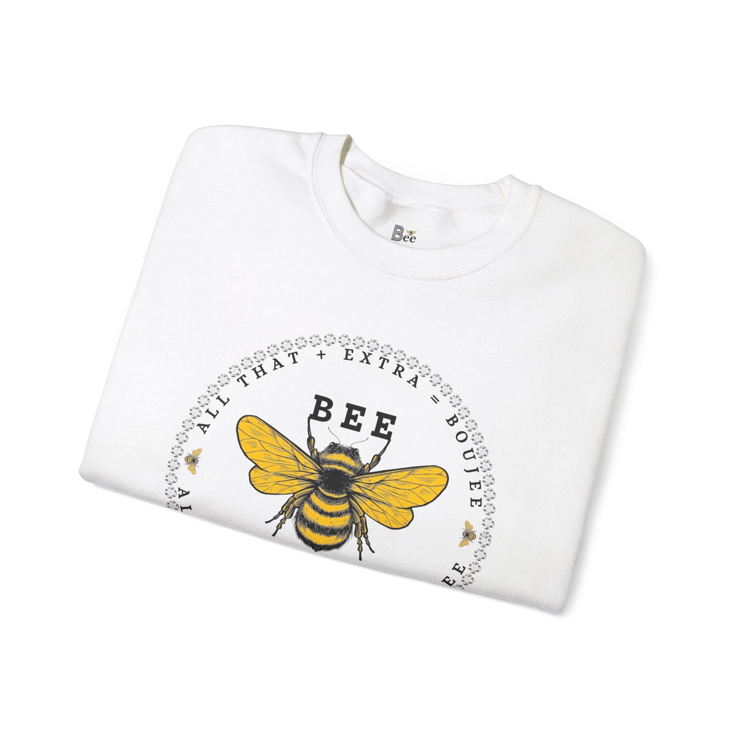 All That + Extra = Boujee - Heavy Blend™ Light Colors Crewneck Sweatshirt