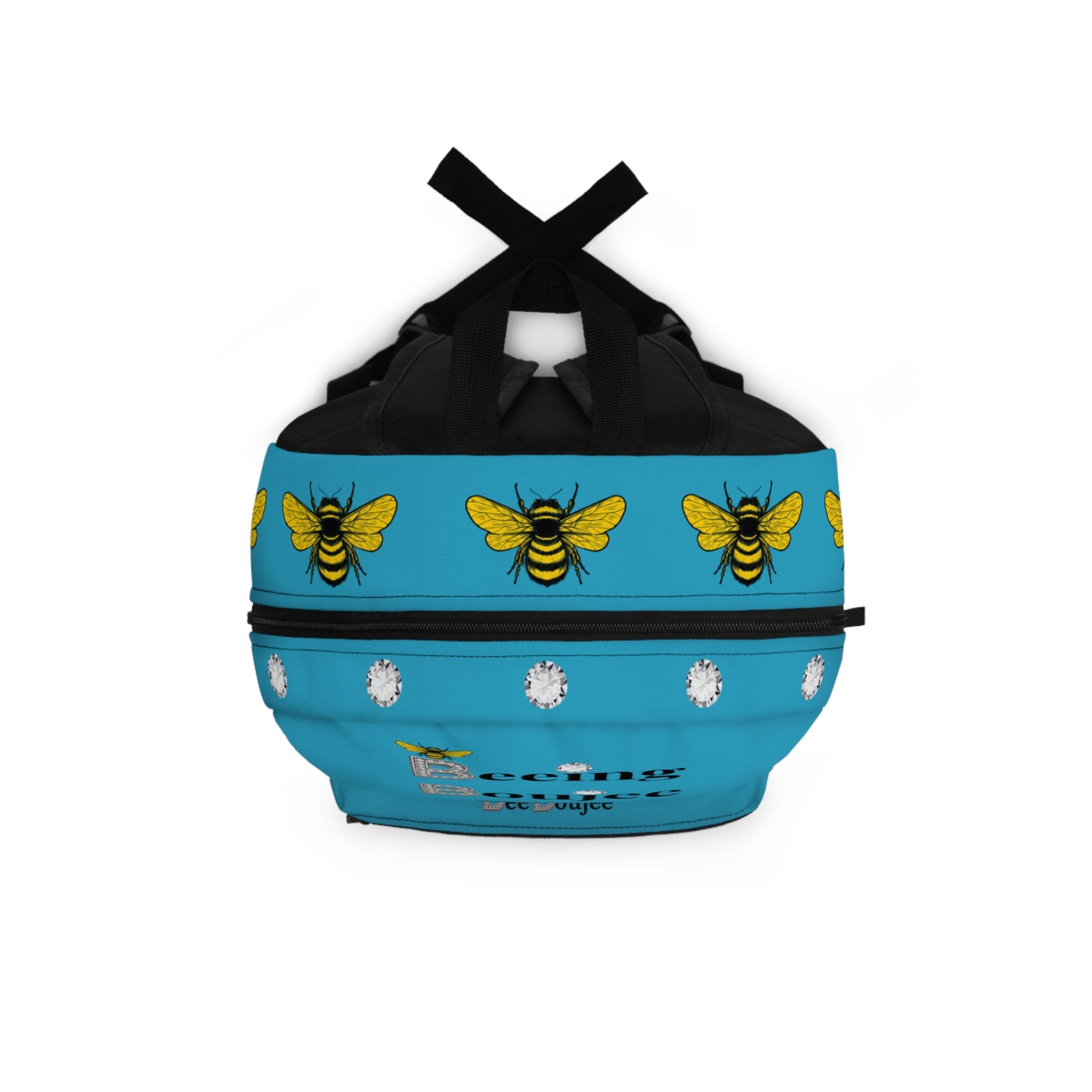 Beeing Boujee DIAMONDS - Backpack TURQUOISE