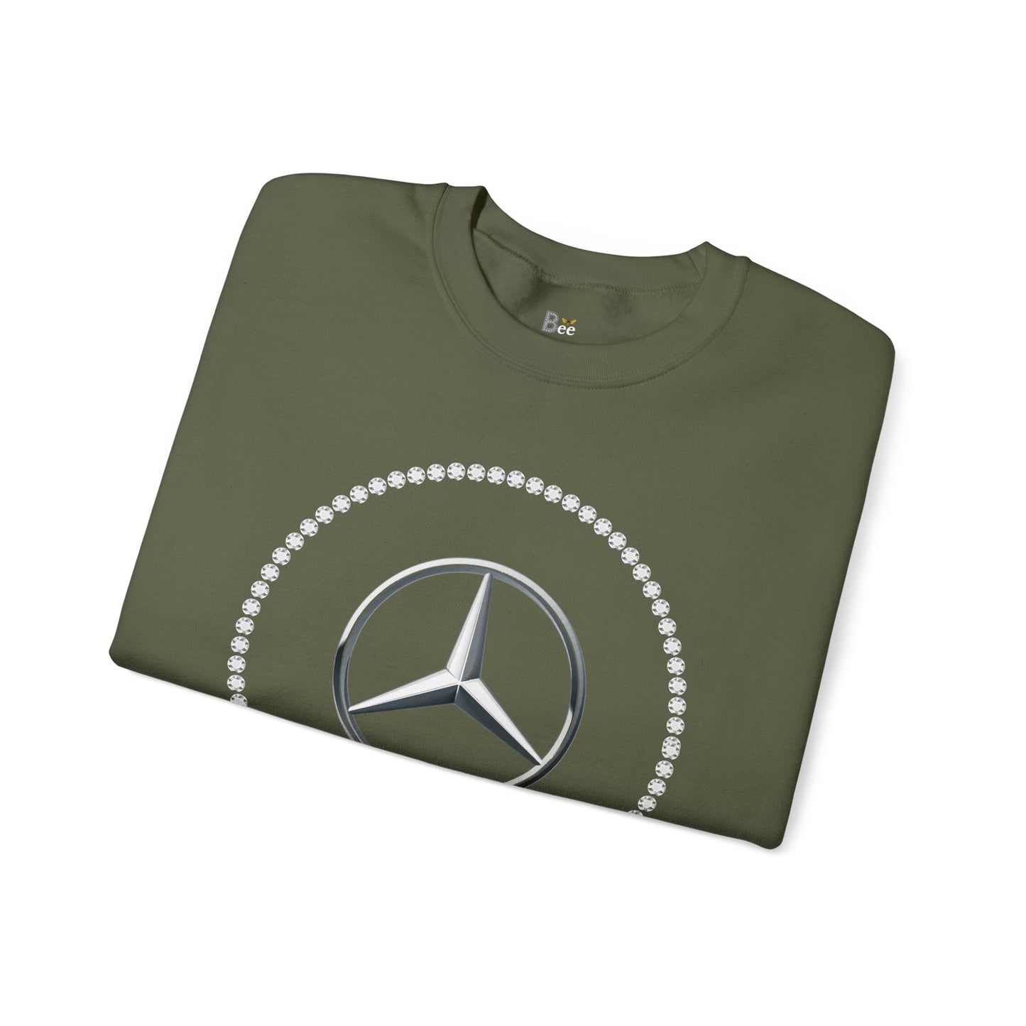 Boujee Benz Emblem - Heavy Blend™ Dark Colors Crewneck Sweatshirt