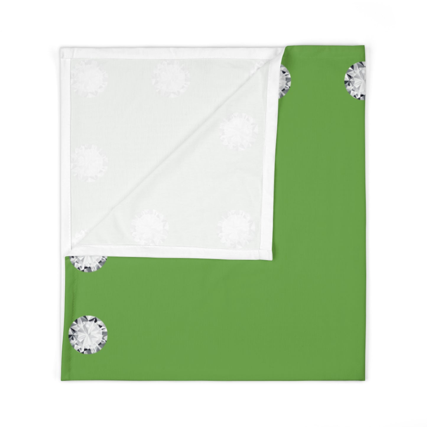 Boujee Baby - Swaddle Blanket GREEN