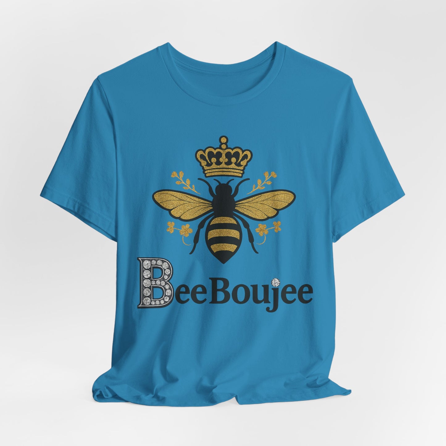 Bee Boujee Jersey Tee - Stylish Signature Bee Boujee T-Shirt for Casual Wear, Gift for Her, Nature Lovers, Birthday Present, Summer Fashion