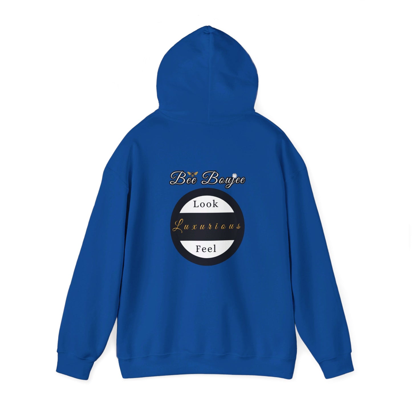 Halloween Booo in Boooujee Heavy Blend™ Hooded Sweatshirt - FAIR SKIN TONE