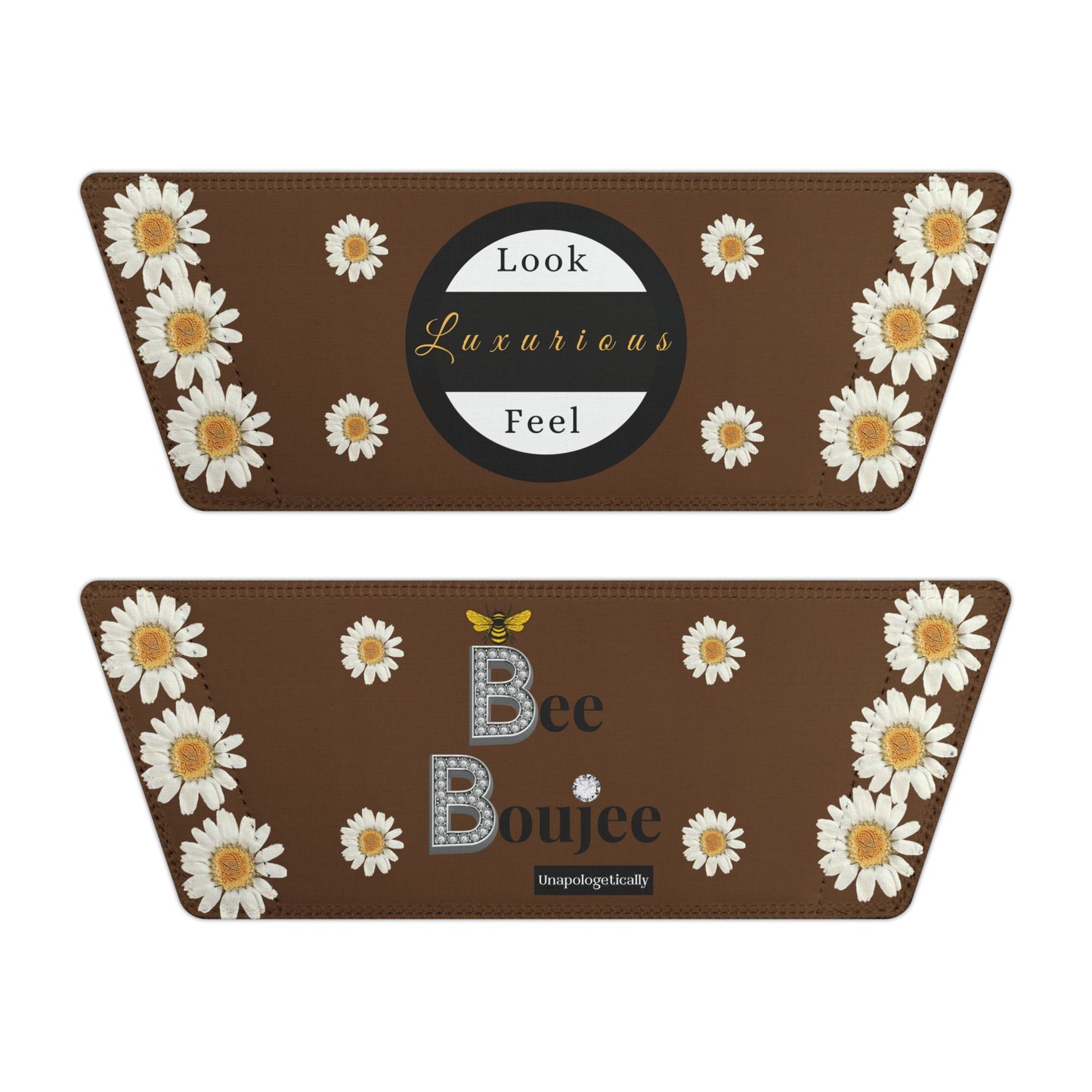 Bee Boujee - BROWN Flowers Women's Removable-Strap Sandals