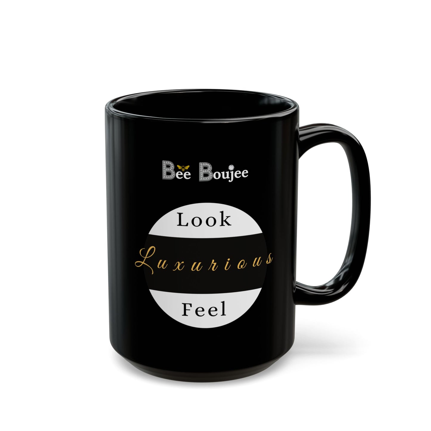 Budget Boujee - Mug BLACK 15oz