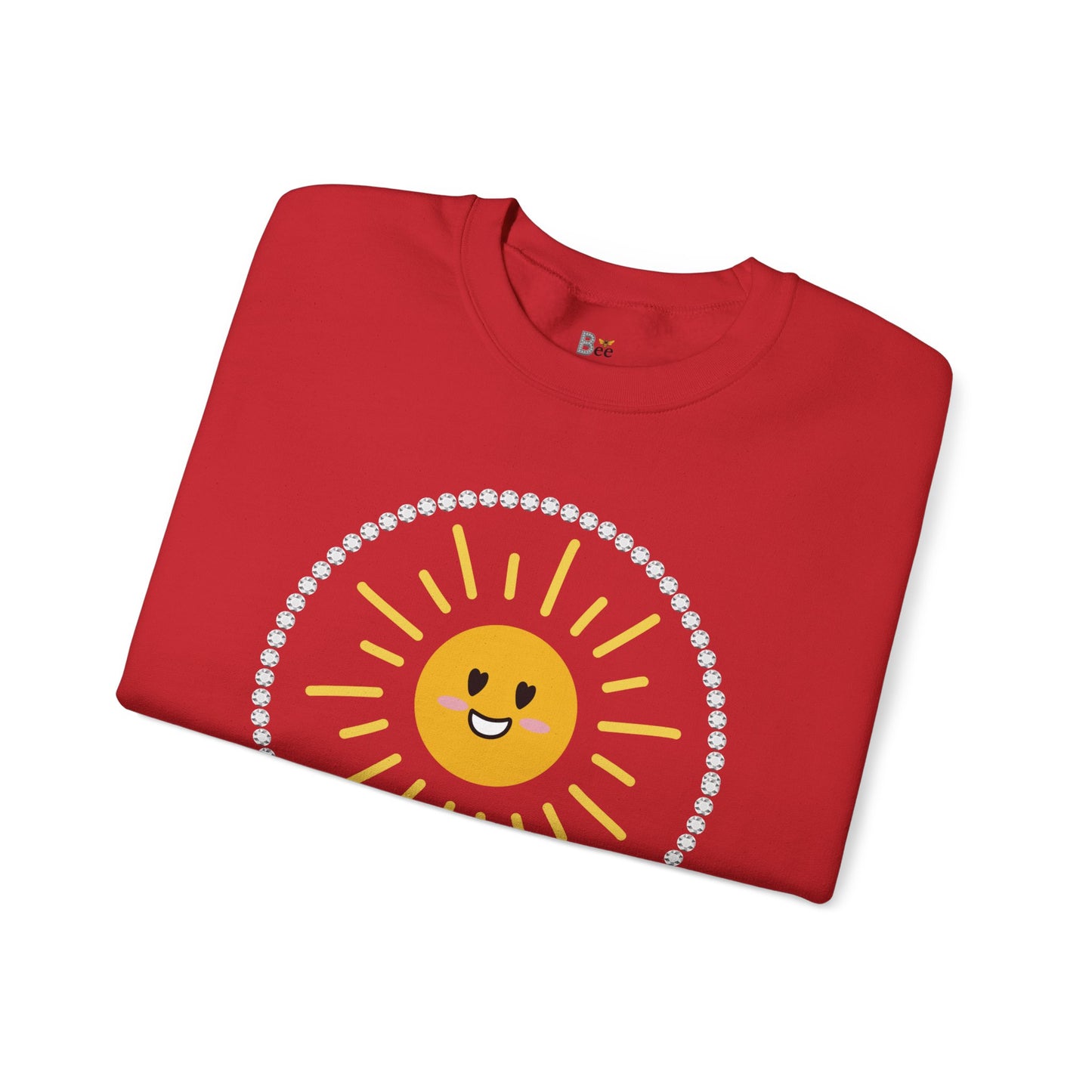 Boujee Golden Sunshine - Heavy Blend™ Light Colors Crewneck Sweatshirt
