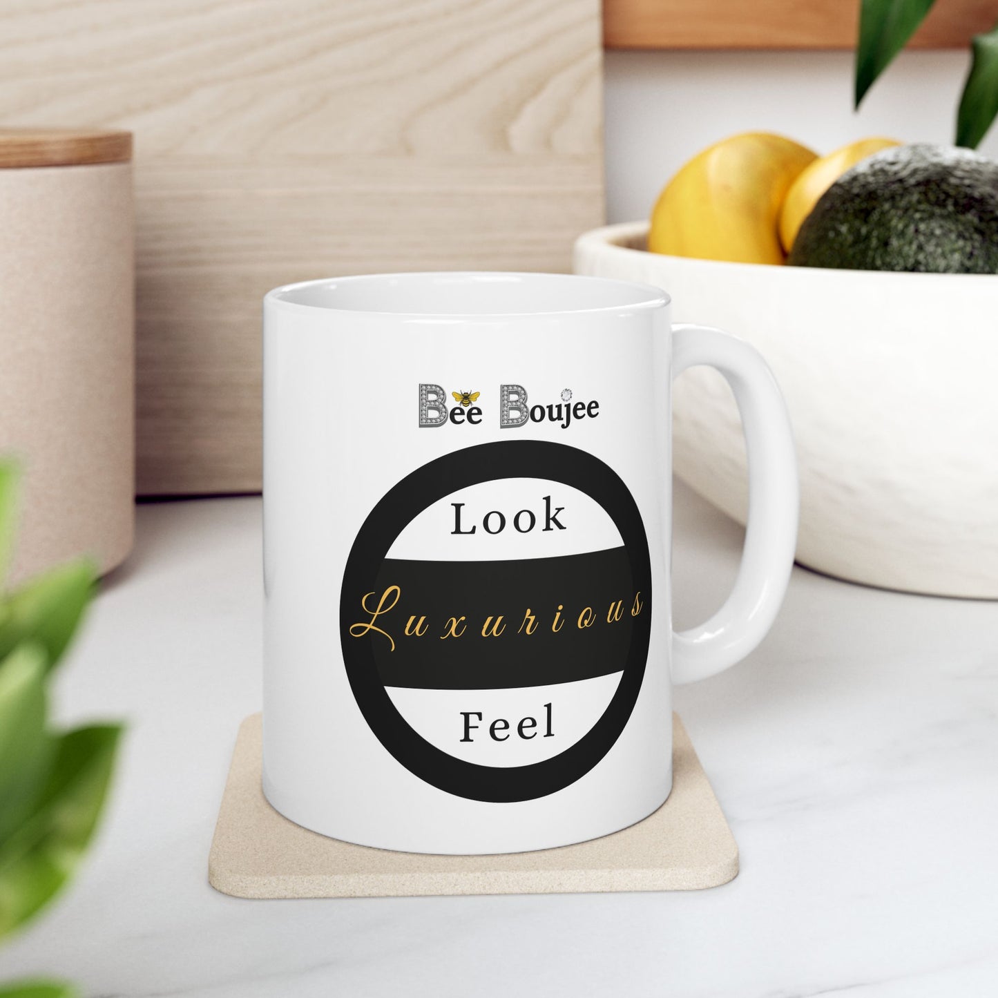 Feeling Boujee - Mug WHITE 11oz