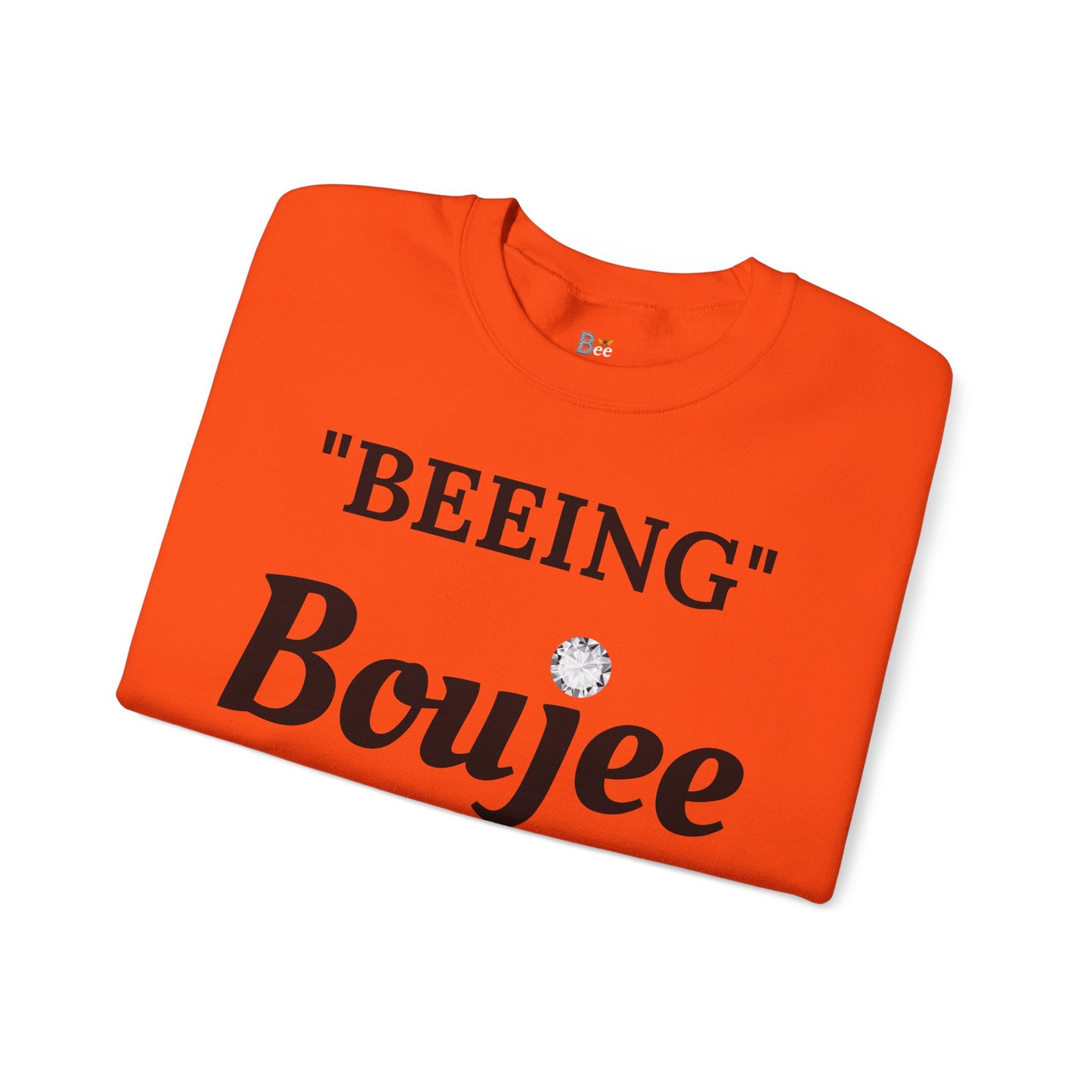 "Beeing" Boujee Ain't Easy- Heavy Blend™ Light Colors Crewneck Sweatshirt