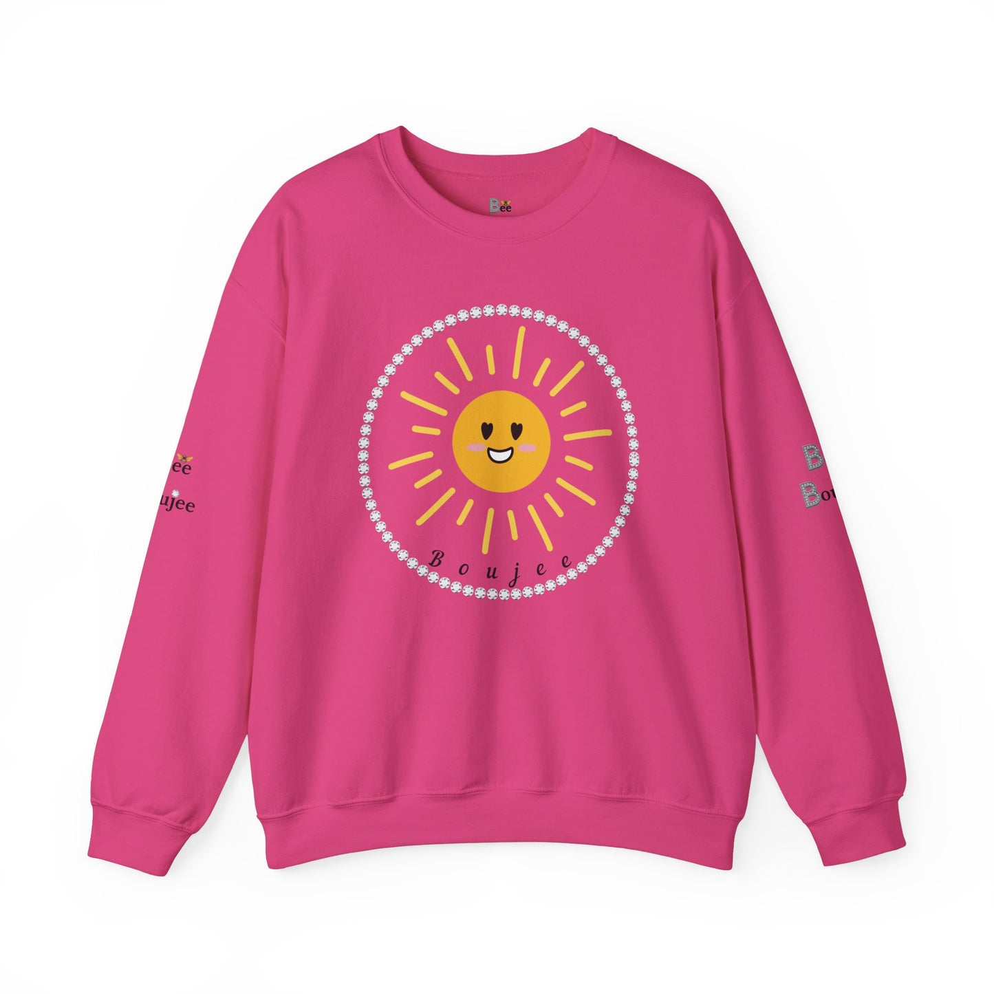 Boujee Golden Sunshine - Heavy Blend™ Light Colors Crewneck Sweatshirt