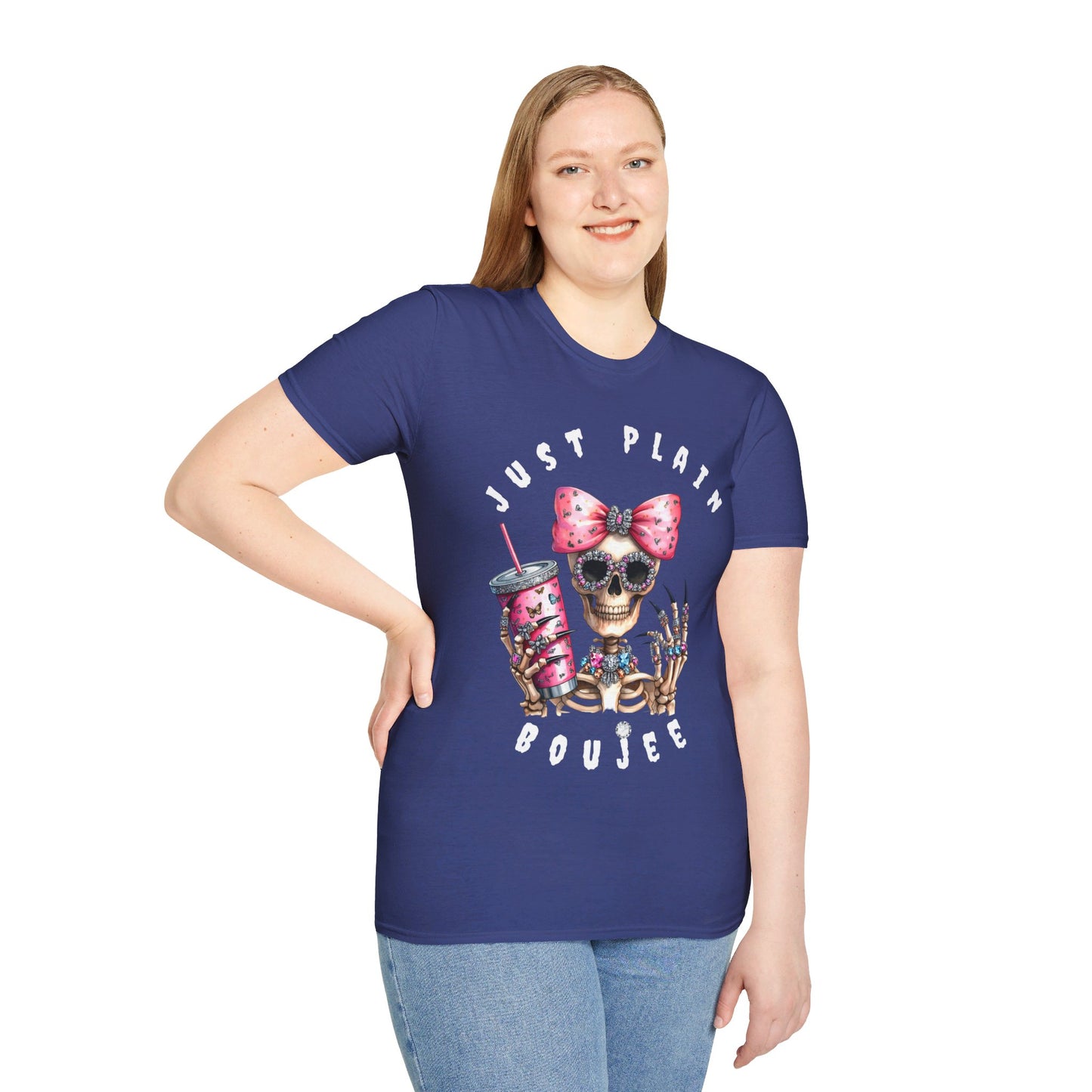 Halloween Just Plain Boujee - Softstyle T-Shirt