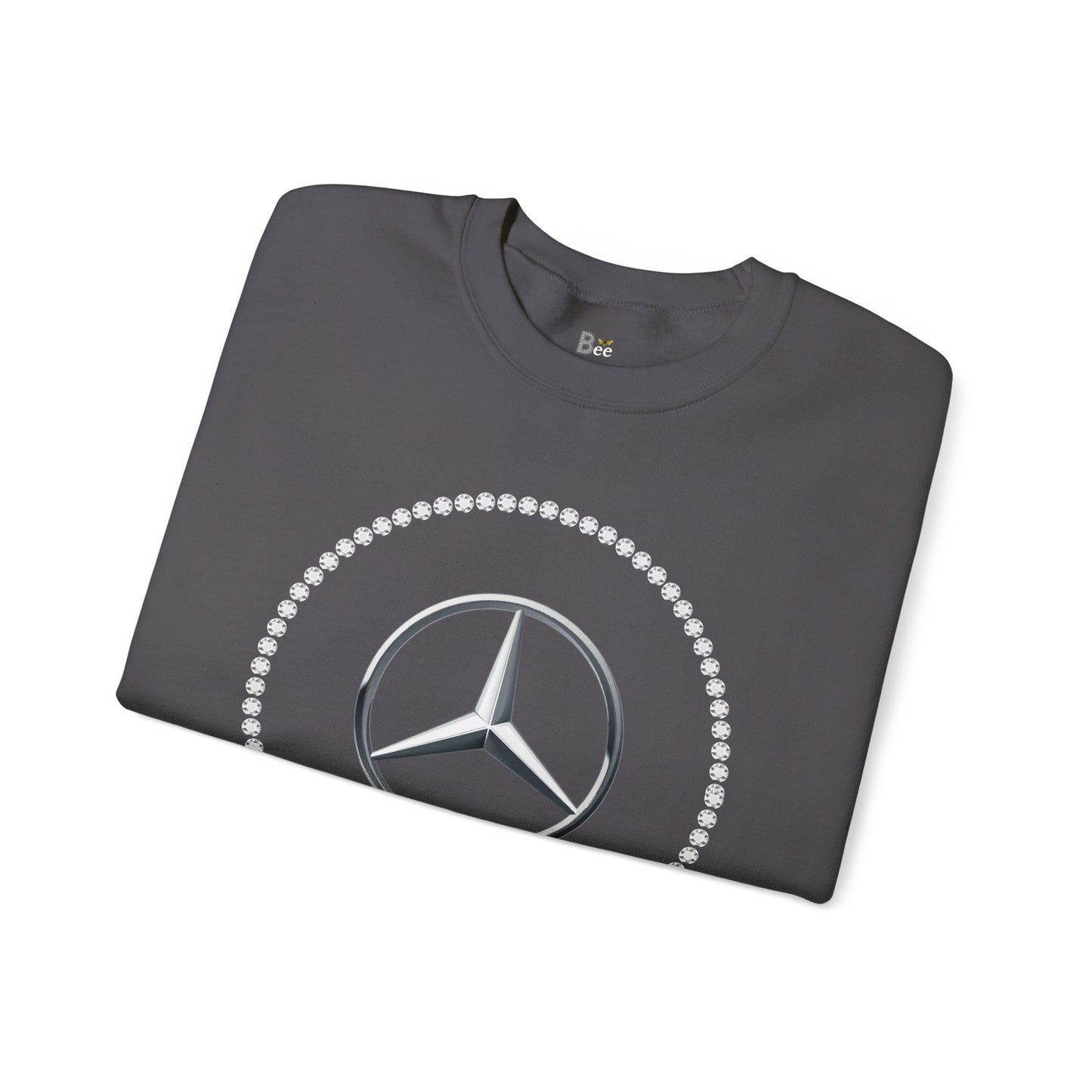 Boujee Benz Emblem - Heavy Blend™ Dark Colors Crewneck Sweatshirt