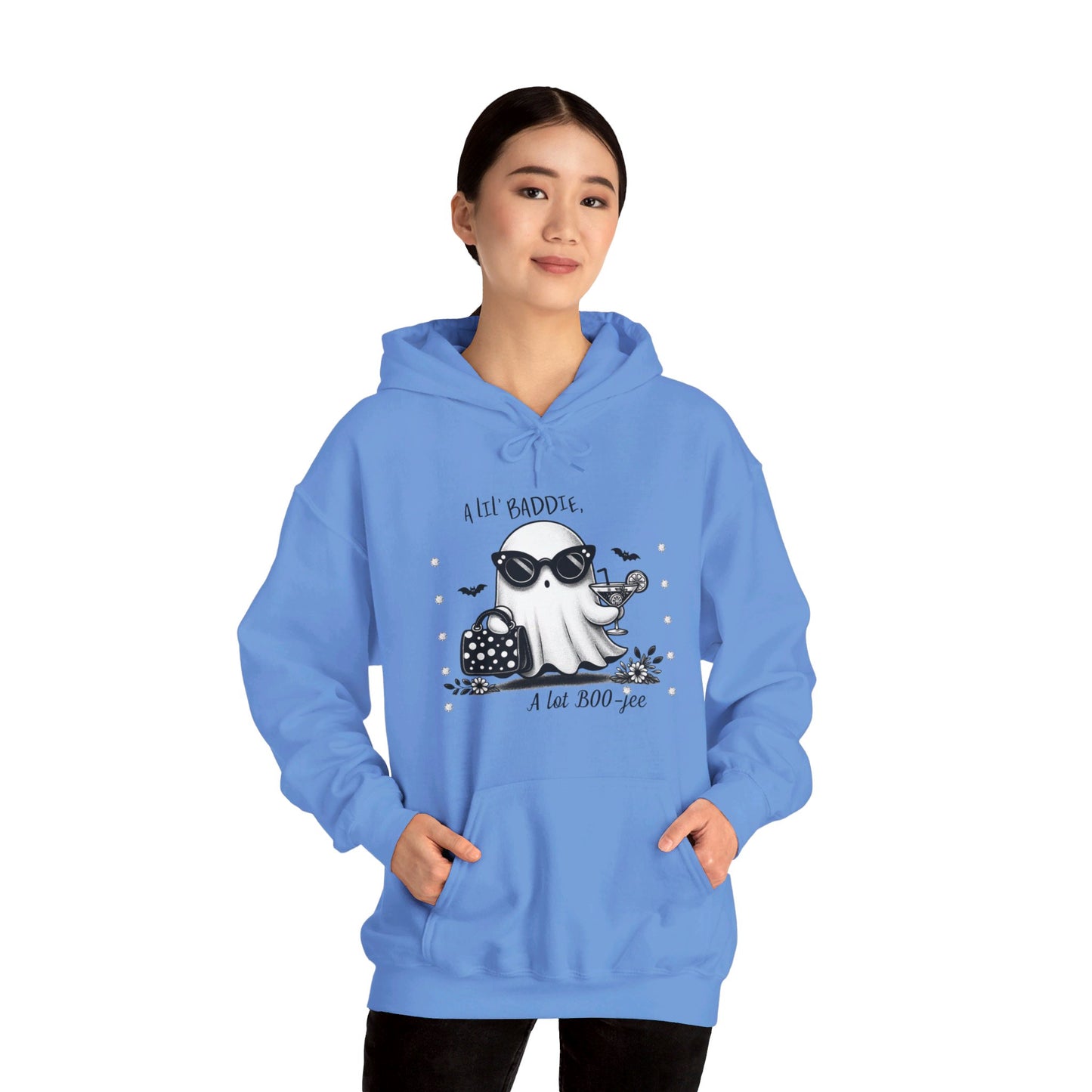 Halloween Booo in Boooujee Heavy Blend™ Hooded Sweatshirt